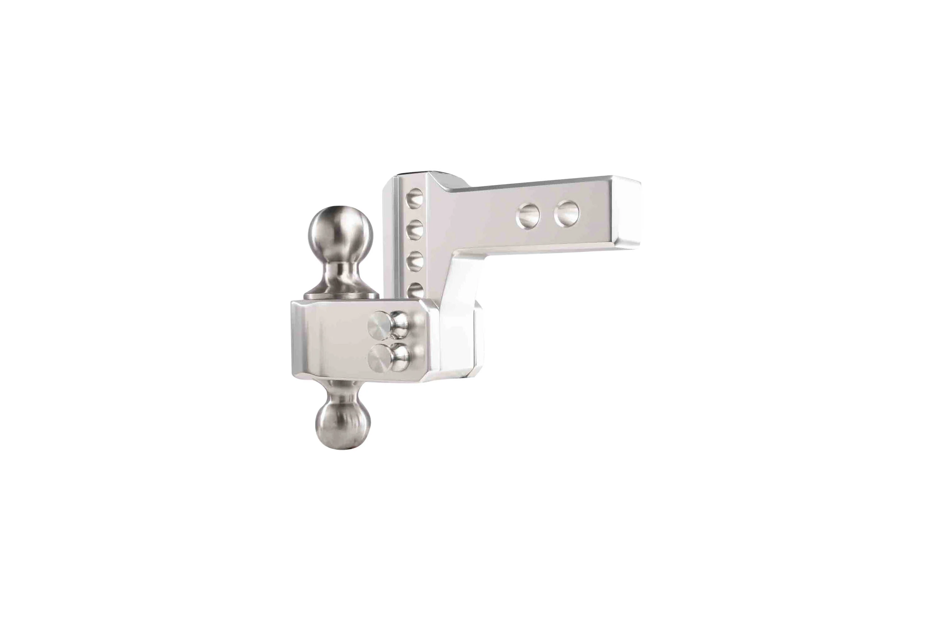 2.0" Aluminum Medium Duty Hitch 2" Drop/Rise w/ Stainless Steel Dual Ball - Image 15
