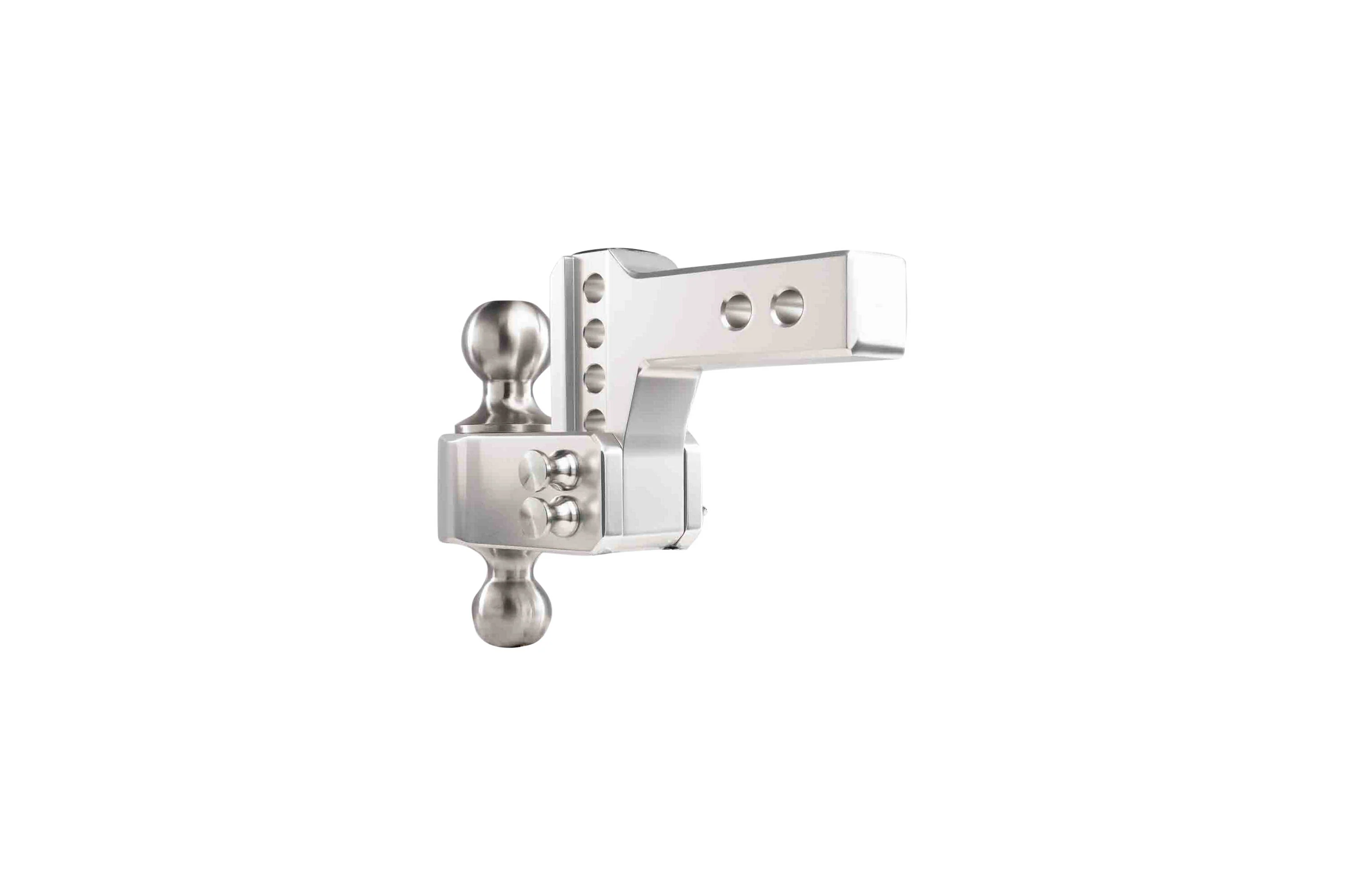 2.0" Aluminum Medium Duty Hitch 2" Drop/Rise w/ Stainless Steel Dual Ball - Image 16