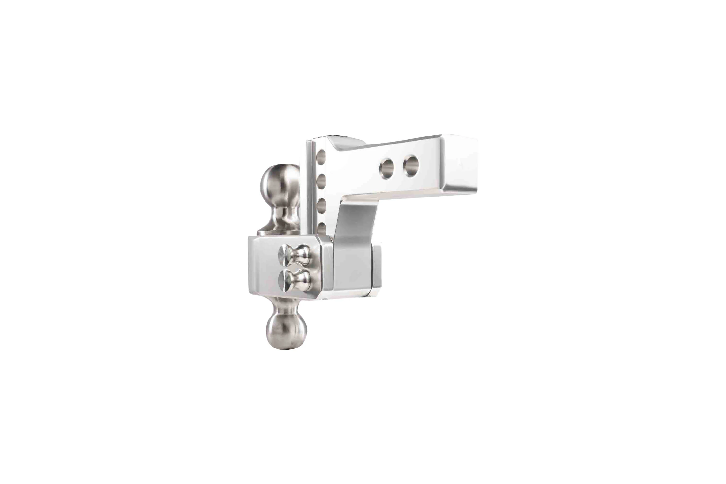2.0" Aluminum Medium Duty Hitch 2" Drop/Rise w/ Stainless Steel Dual Ball - Image 17
