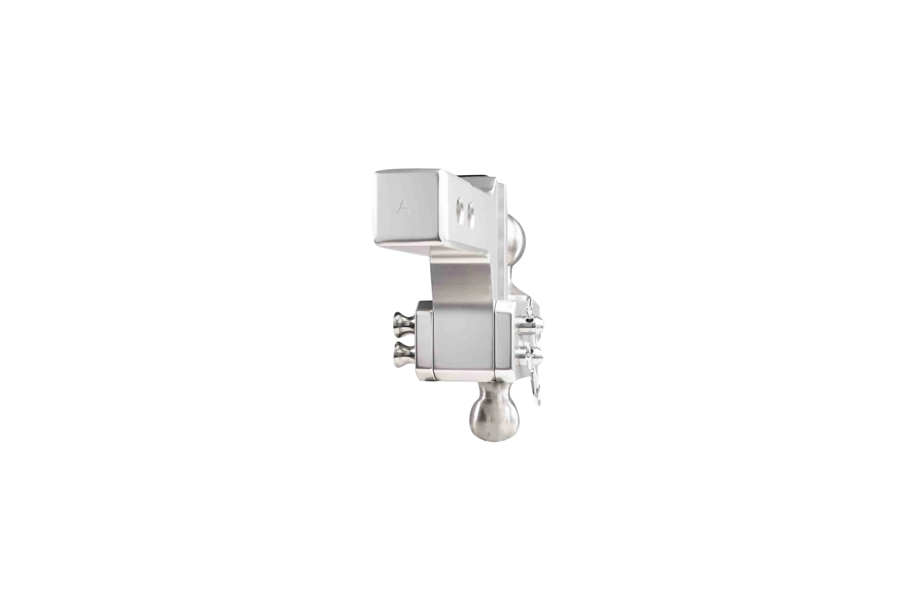 2.0" Aluminum Medium Duty Hitch 2" Drop/Rise w/ Stainless Steel Dual Ball - Image 22