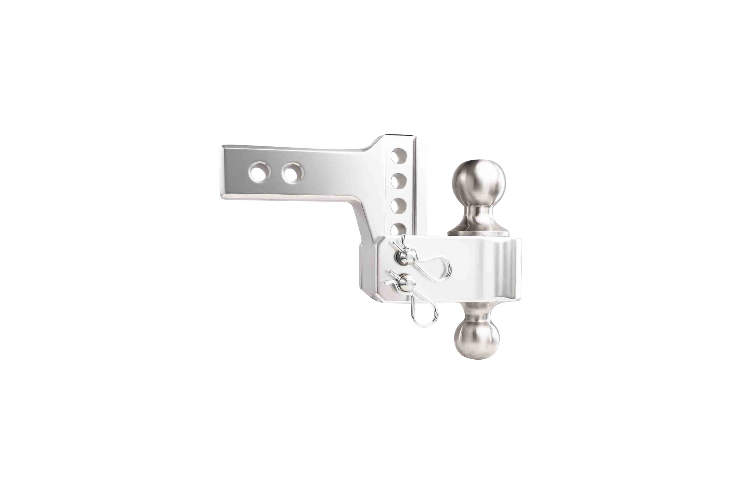 2.0" Aluminum Medium Duty Hitch 2" Drop/Rise w/ Stainless Steel Dual Ball - Image 28