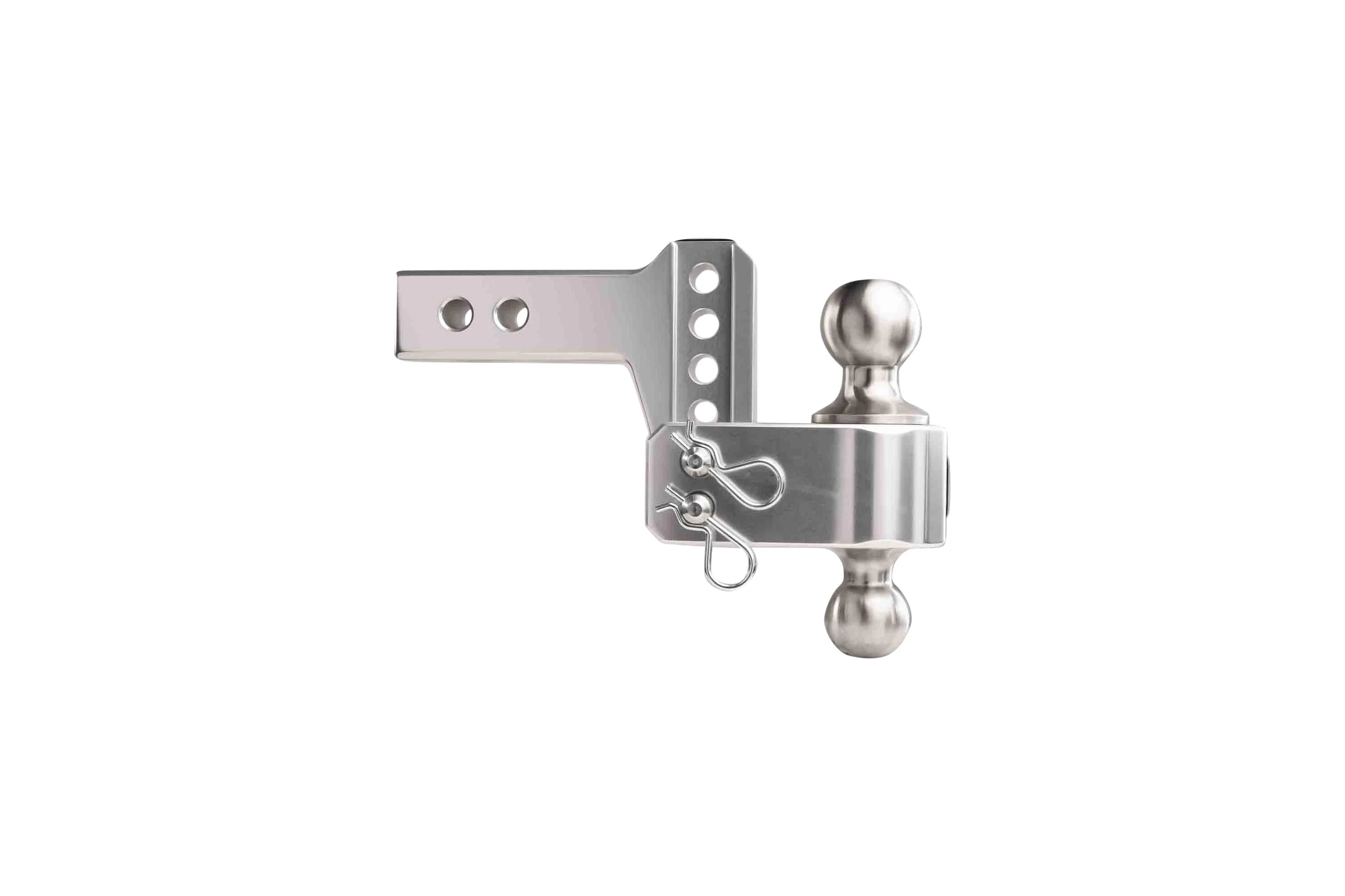 2.0" Aluminum Medium Duty Hitch 2" Drop/Rise w/ Stainless Steel Dual Ball - Image 30