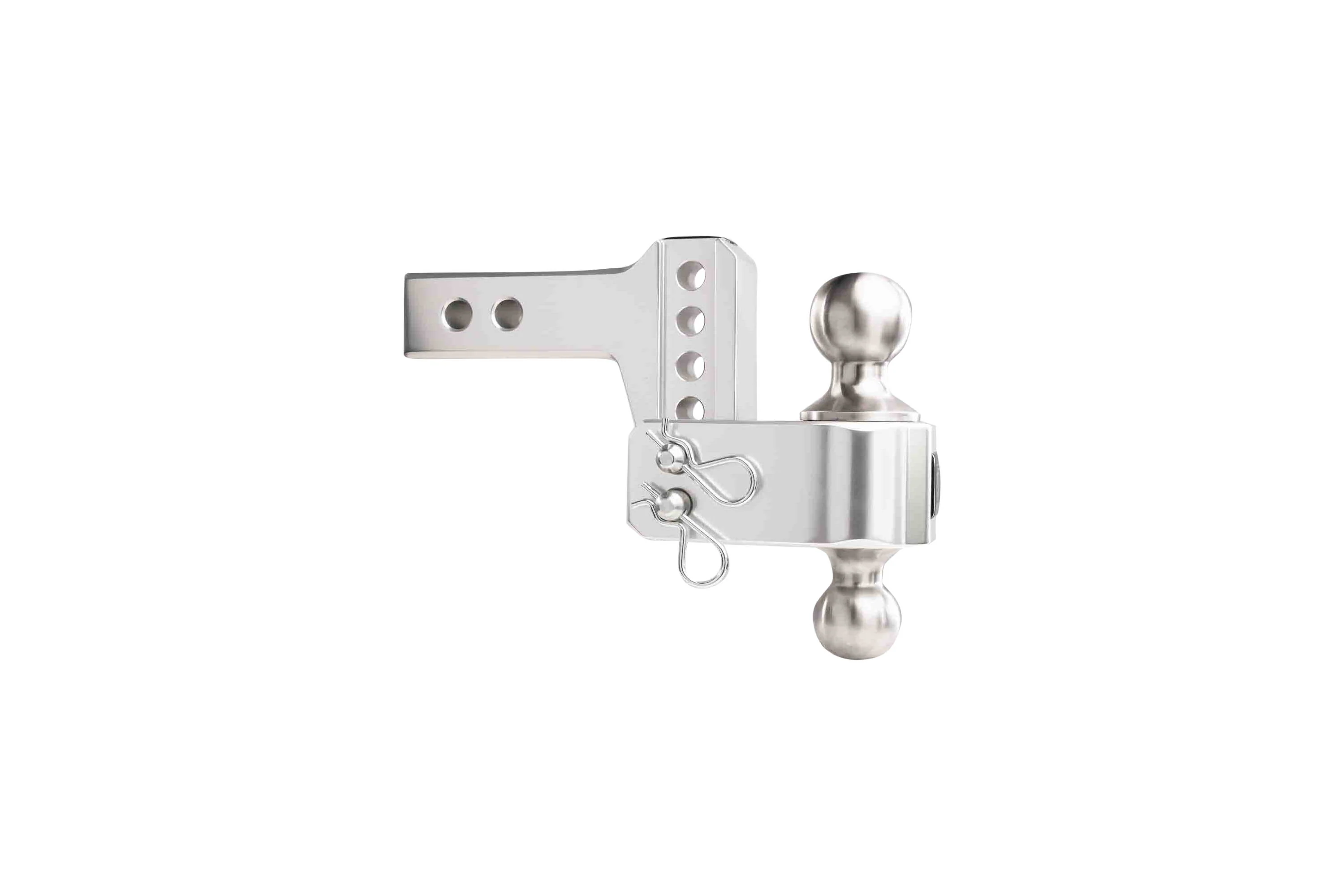 2.0" Aluminum Medium Duty Hitch 2" Drop/Rise w/ Stainless Steel Dual Ball - Image 31