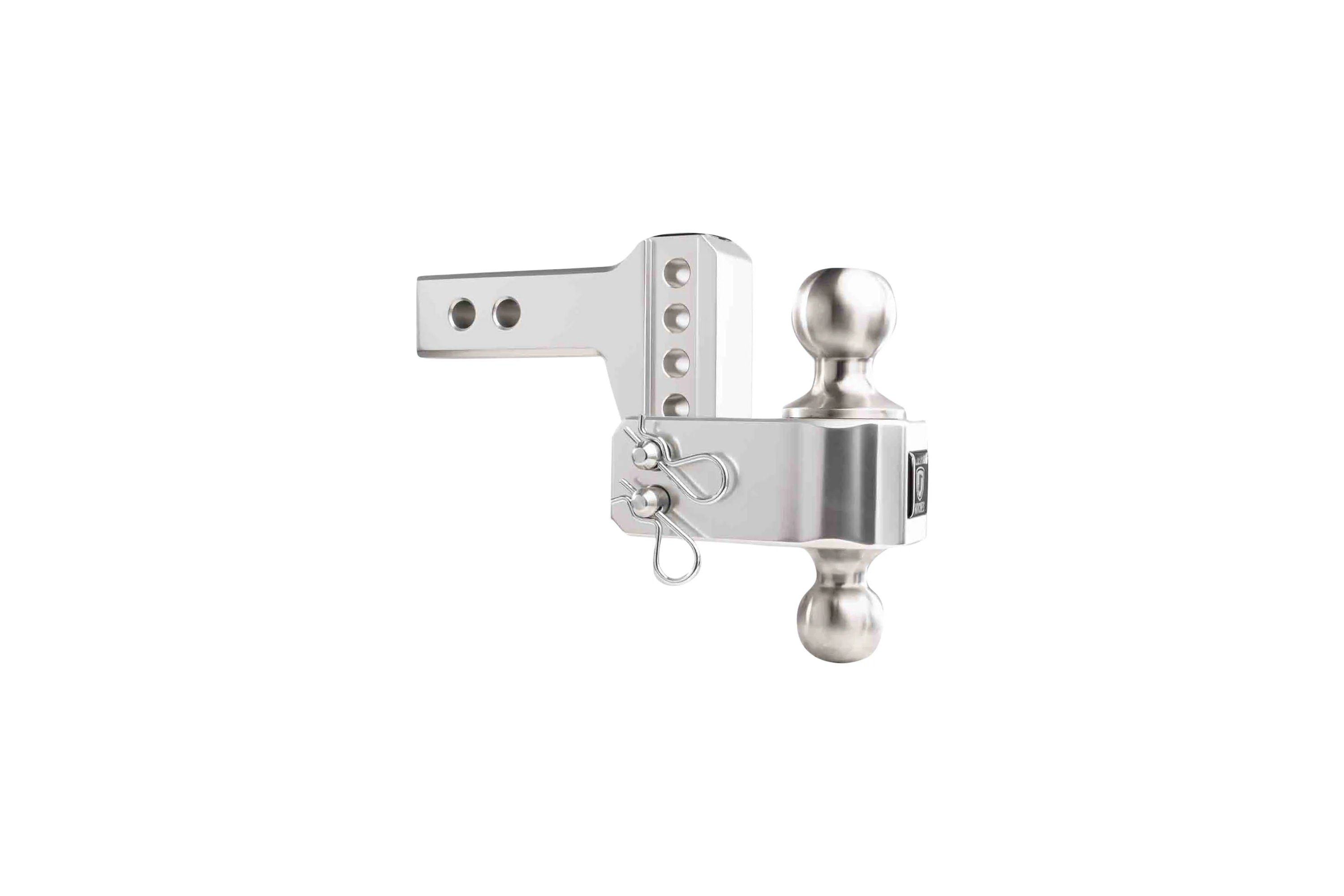 2.0" Aluminum Medium Duty Hitch 2" Drop/Rise w/ Stainless Steel Dual Ball - Image 32