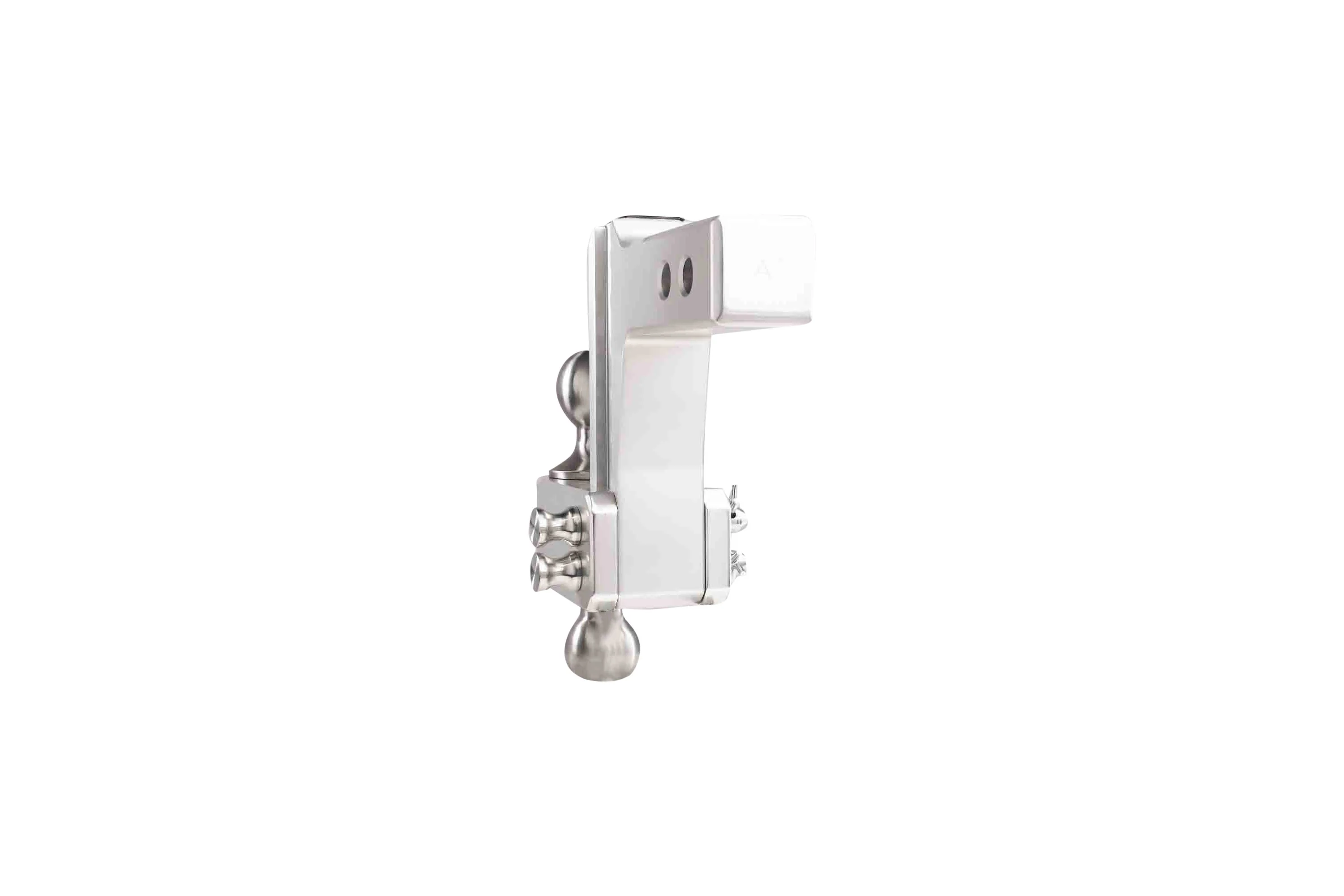 2.0" Aluminum Medium Duty 4" Drop/Rise Hitch w/ Stainless Steel Dual Ball - Image 20