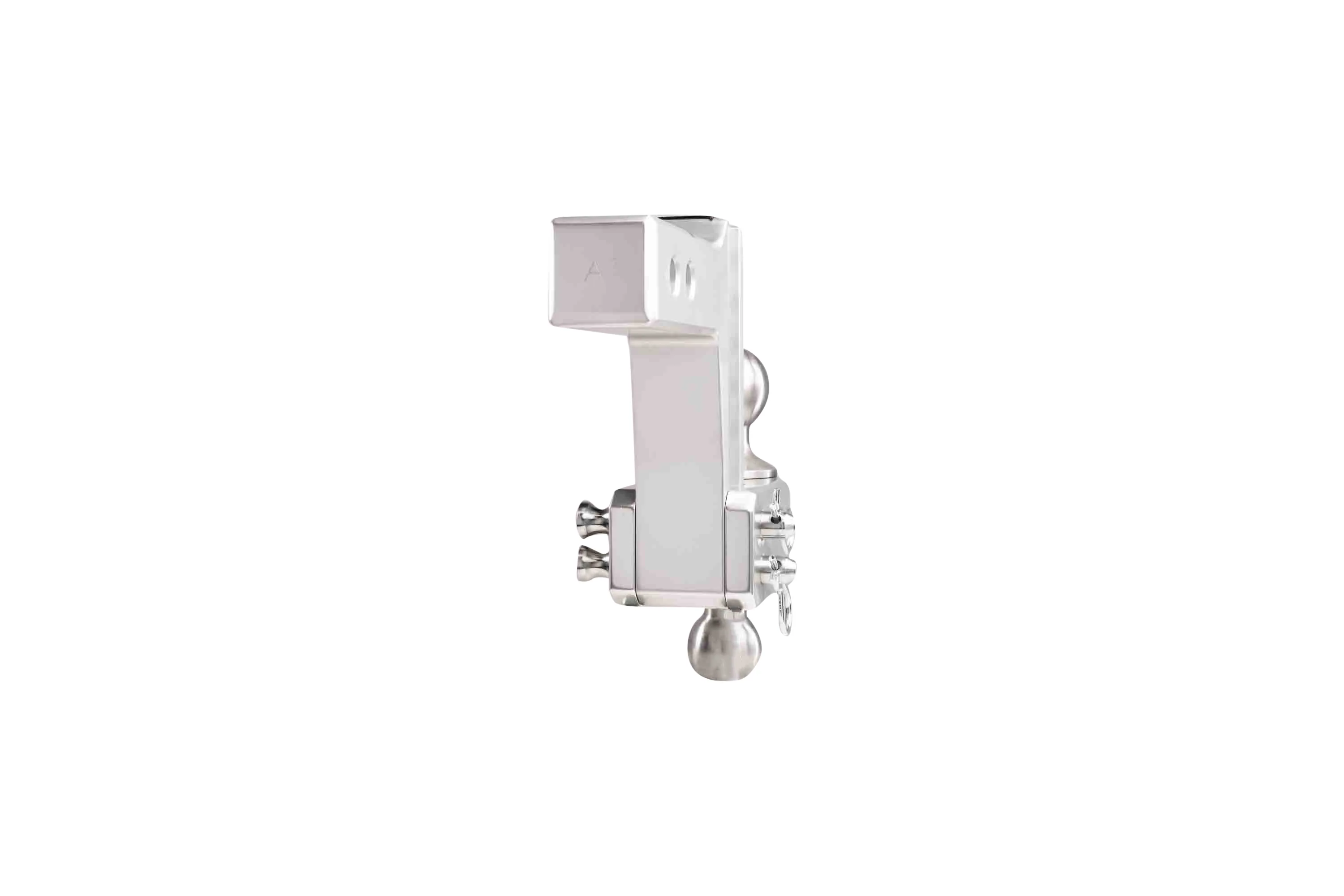2.0" Aluminum Medium Duty 4" Drop/Rise Hitch w/ Stainless Steel Dual Ball - Image 23