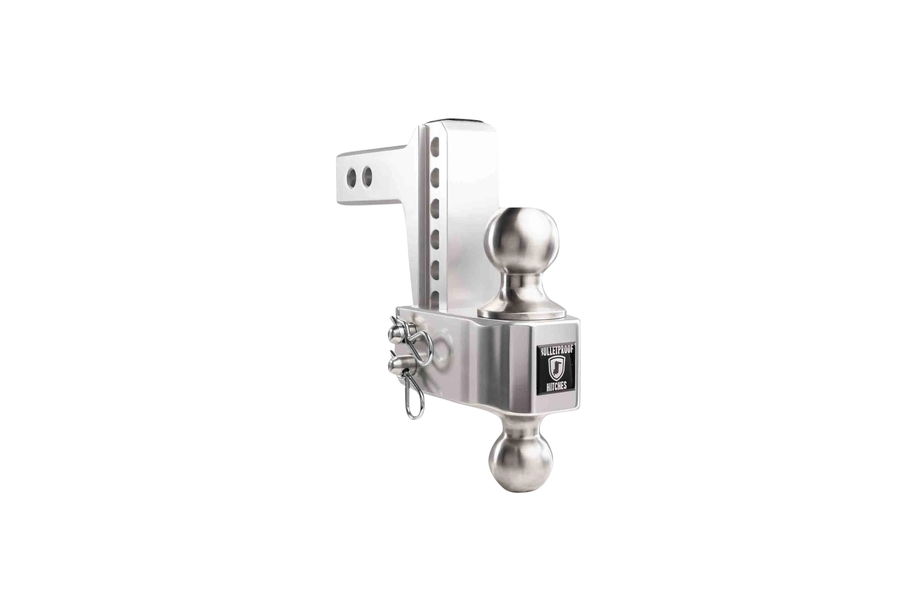 2.0" Aluminum Medium Duty 4" Drop/Rise Hitch w/ Stainless Steel Dual Ball - Image 36