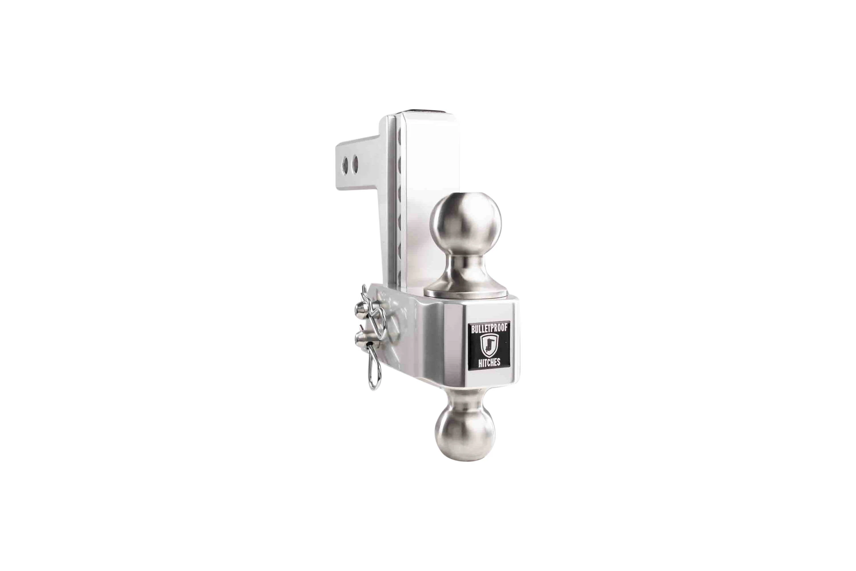 2.0" Aluminum Medium Duty 4" Drop/Rise Hitch w/ Stainless Steel Dual Ball - Image 37