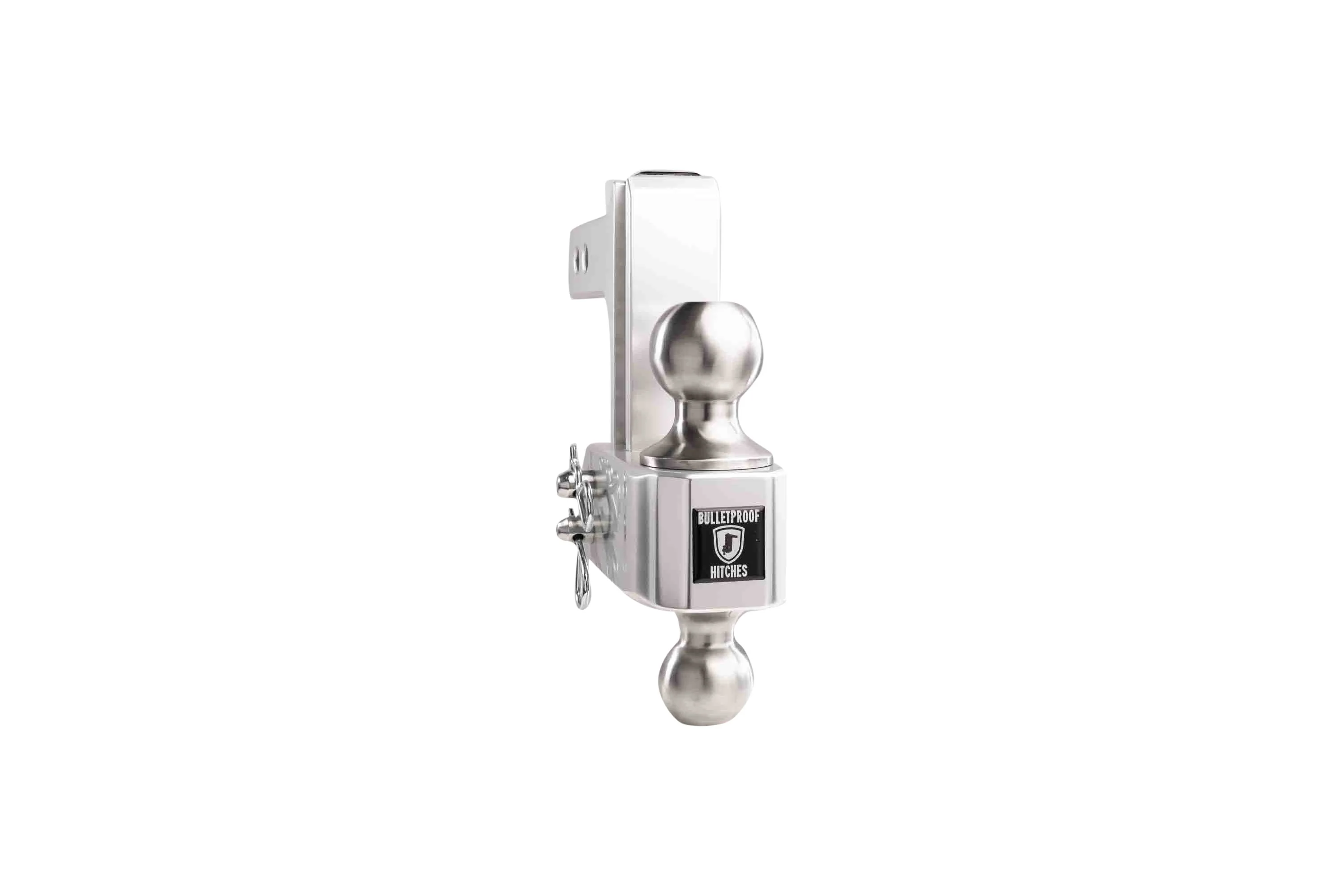 2.0" Aluminum Medium Duty 4" Drop/Rise Hitch w/ Stainless Steel Dual Ball - Image 38