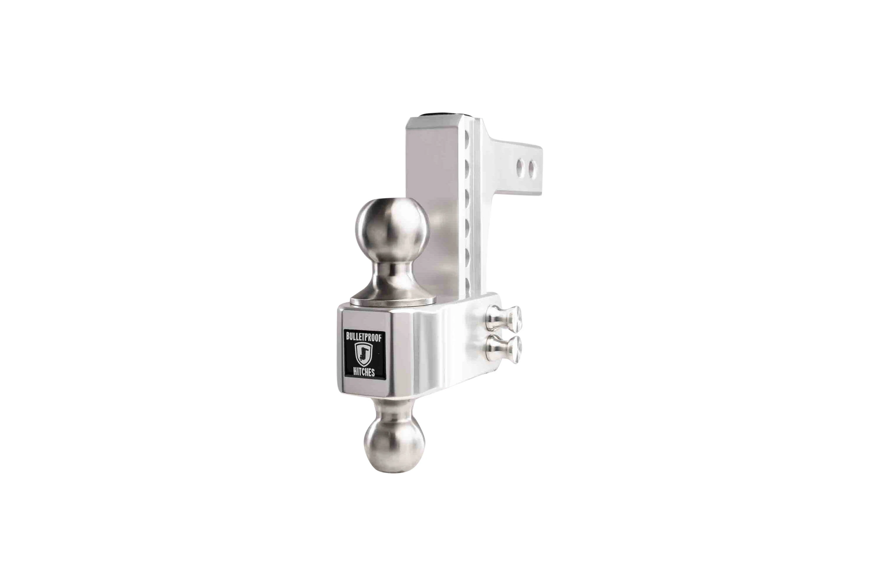 2.0" Aluminum Medium Duty 4" Drop/Rise Hitch w/ Stainless Steel Dual Ball - Image 42