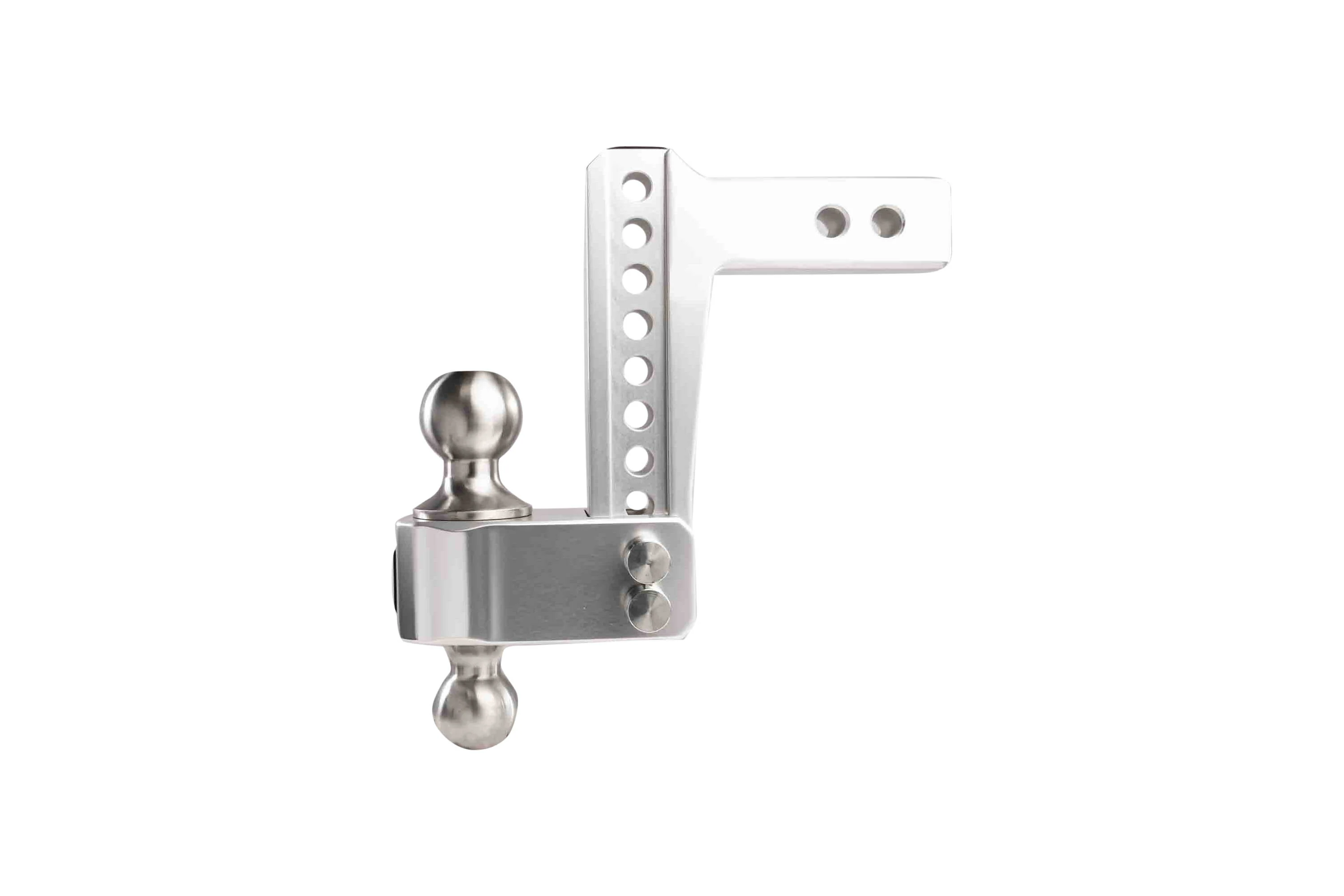 2.0" Aluminum Medium Duty Hitch 6" Drop/Rise w/ Stainless Steel Dual Ball - Image 12