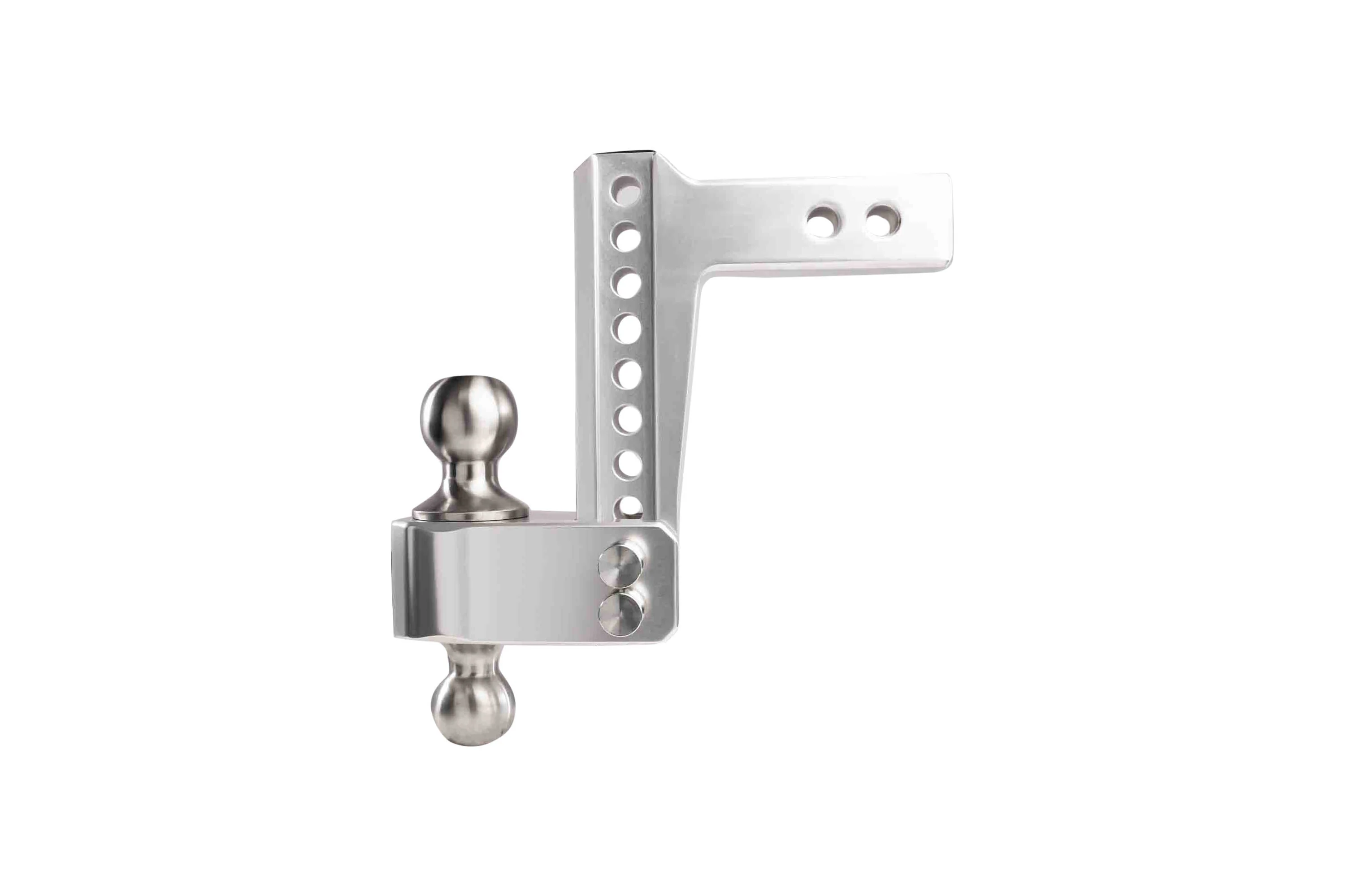 2.0" Aluminum Medium Duty Hitch 6" Drop/Rise w/ Stainless Steel Dual Ball - Image 13