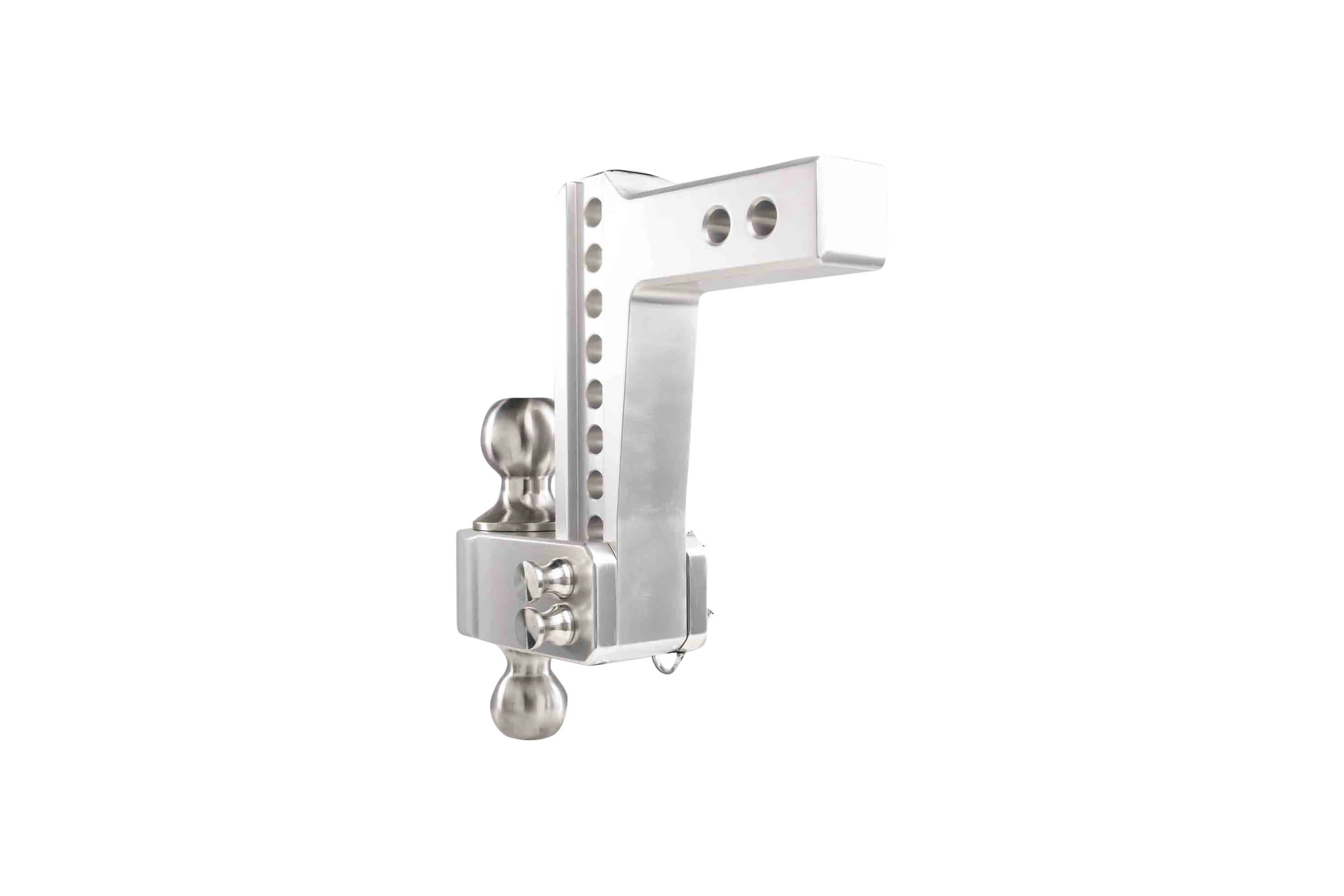 2.0" Aluminum Medium Duty Hitch 6" Drop/Rise w/ Stainless Steel Dual Ball - Image 18