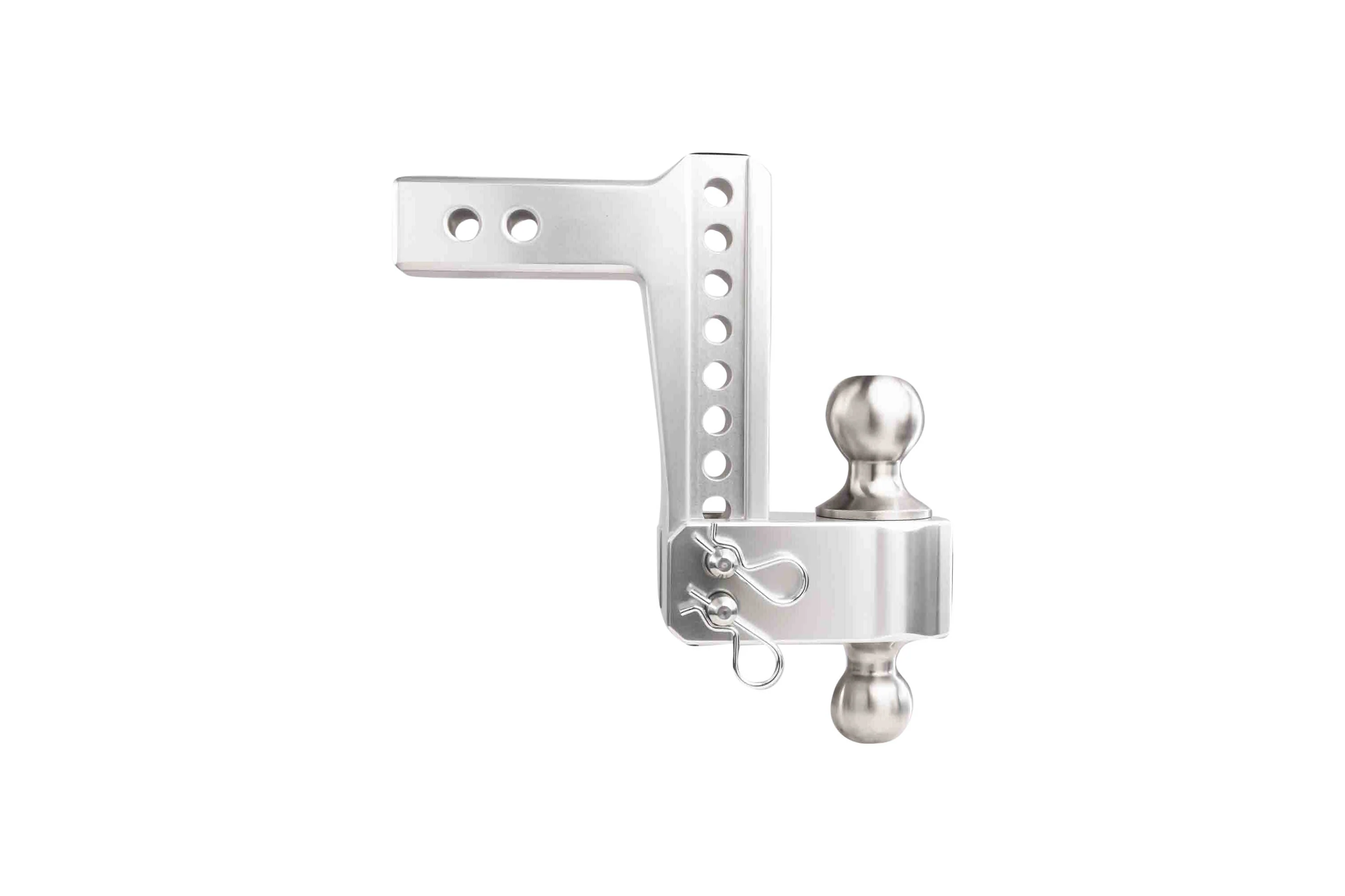 2.0" Aluminum Medium Duty Hitch 6" Drop/Rise w/ Stainless Steel Dual Ball - Image 30