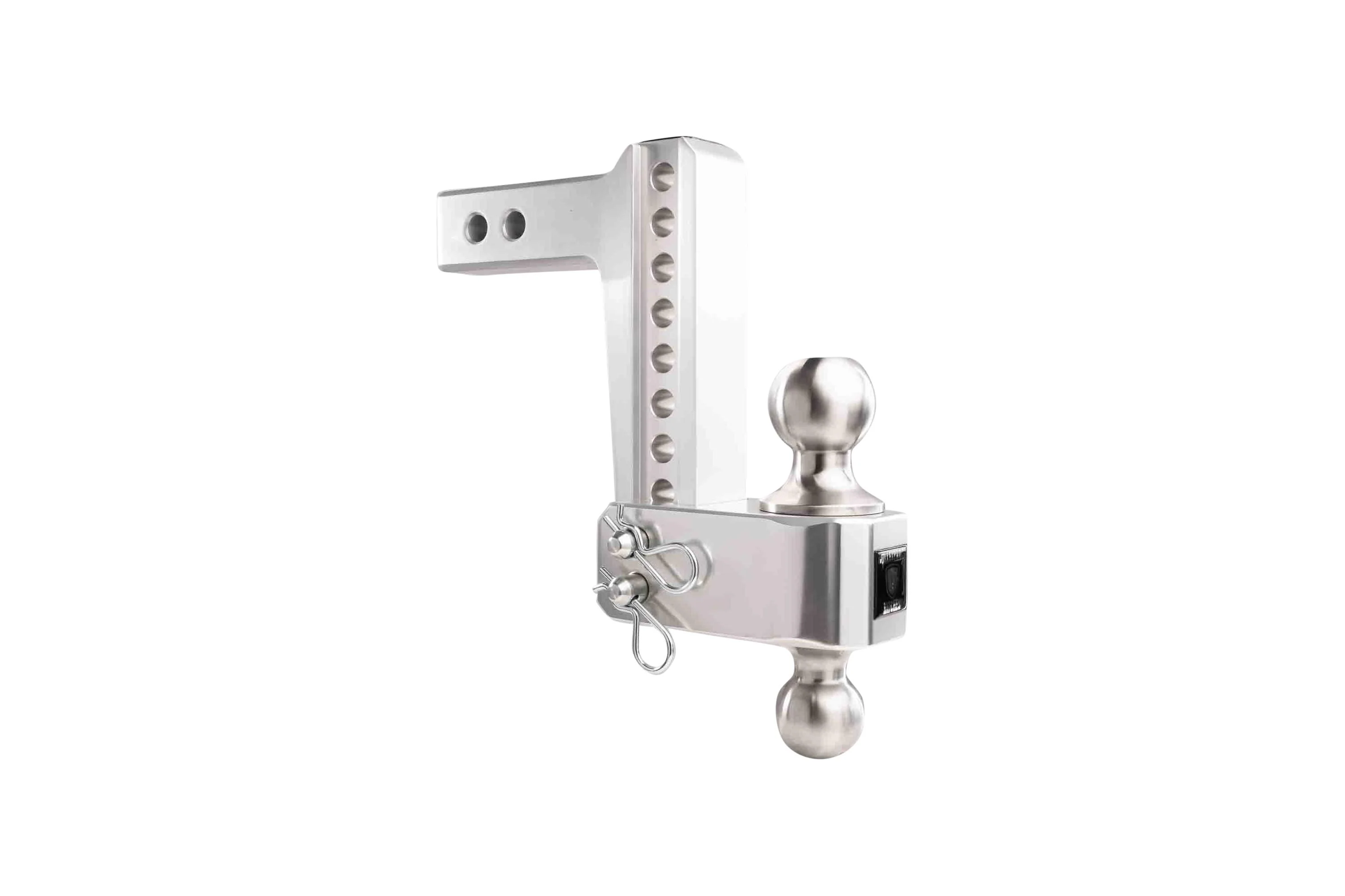 2.0" Aluminum Medium Duty Hitch 6" Drop/Rise w/ Stainless Steel Dual Ball - Image 34