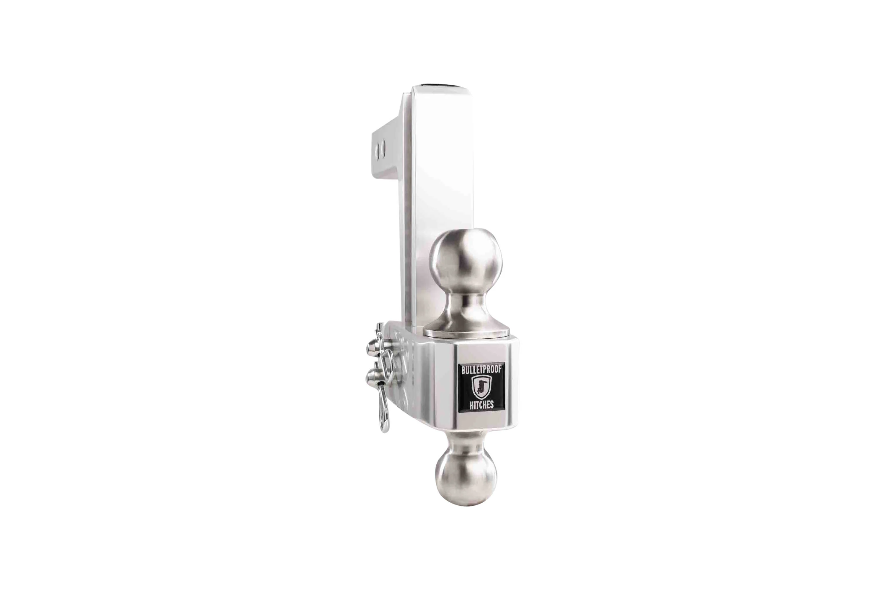 2.0" Aluminum Medium Duty Hitch 6" Drop/Rise w/ Stainless Steel Dual Ball - Image 38