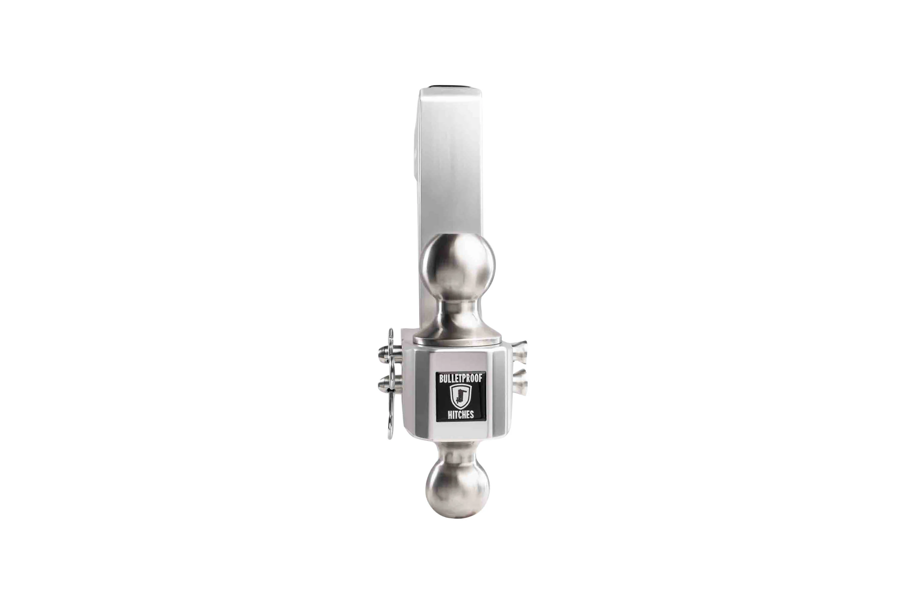 2.0" Aluminum Medium Duty Hitch 6" Drop/Rise w/ Stainless Steel Dual Ball - Image 39