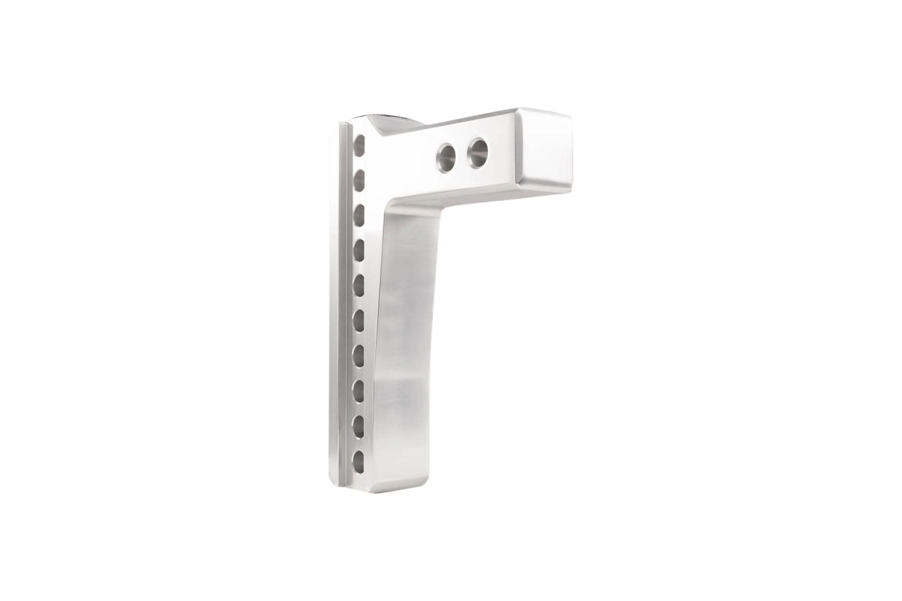 2.0" Aluminum Medium Duty Hitch 6" Drop/Rise w/ Stainless Steel Dual Ball - Image 4