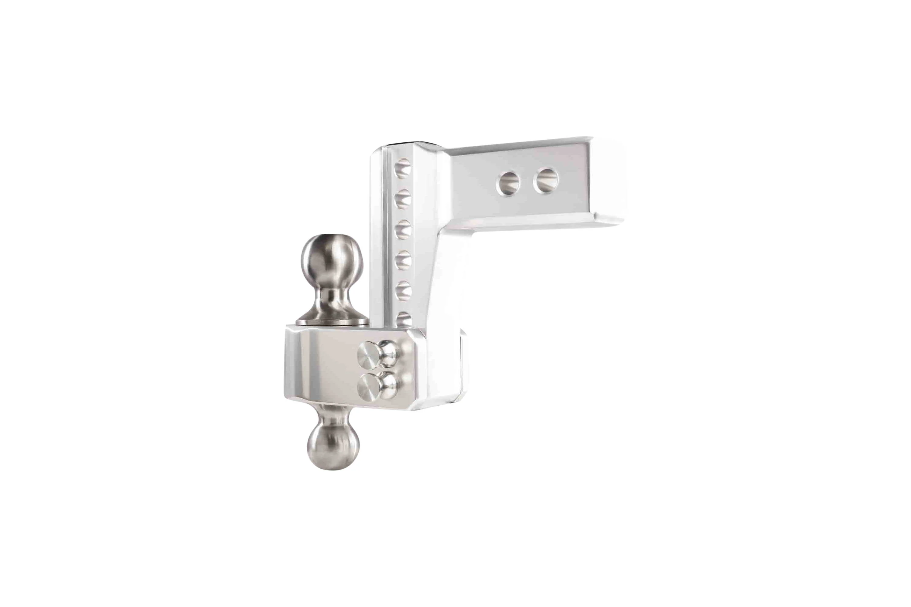 2.5" Aluminum Medium Duty Hitch 4" Drop/Rise w/ Stainless Steel Dual Ball - Image 16