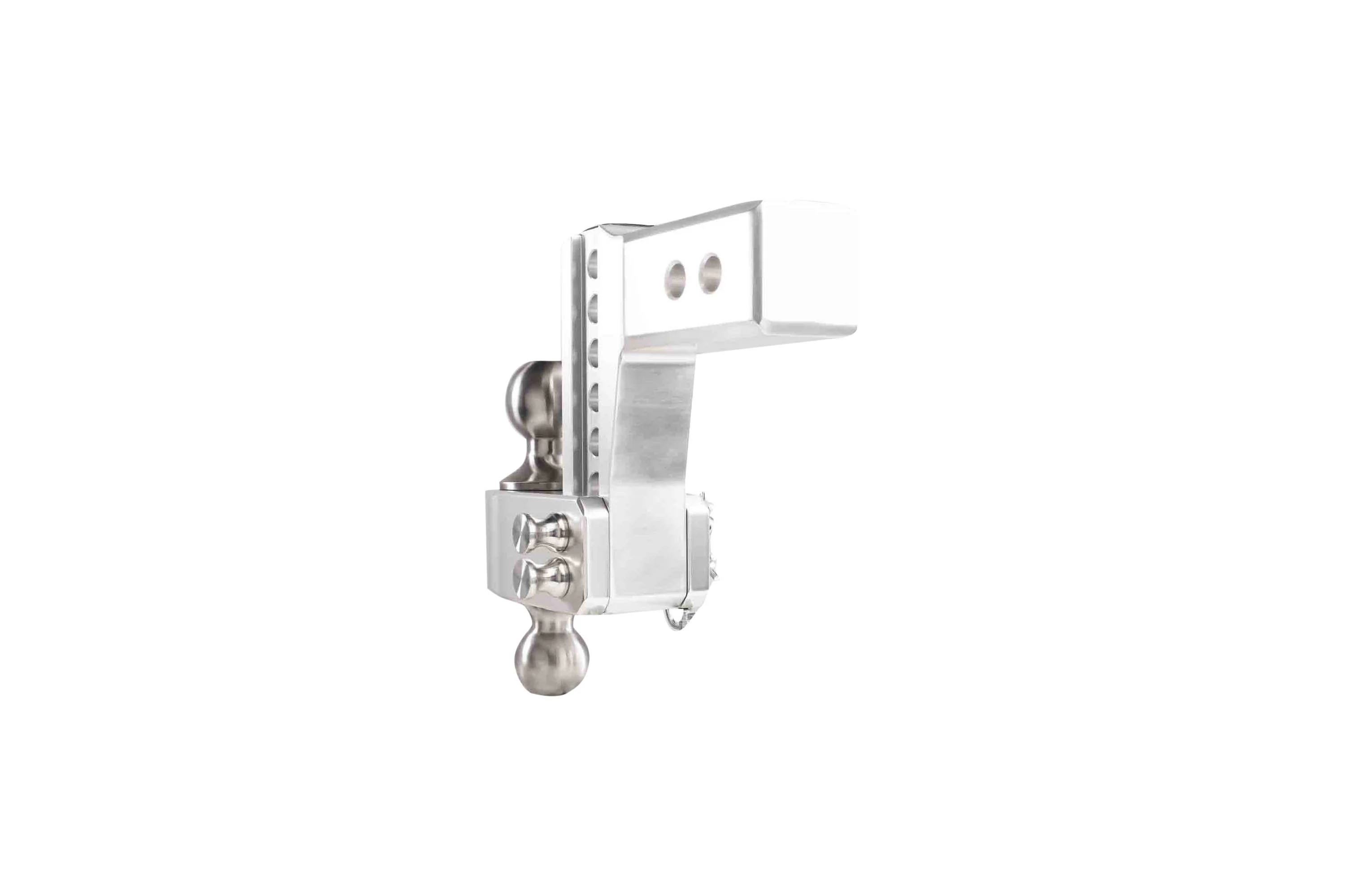 2.5" Aluminum Medium Duty Hitch 4" Drop/Rise w/ Stainless Steel Dual Ball - Image 19