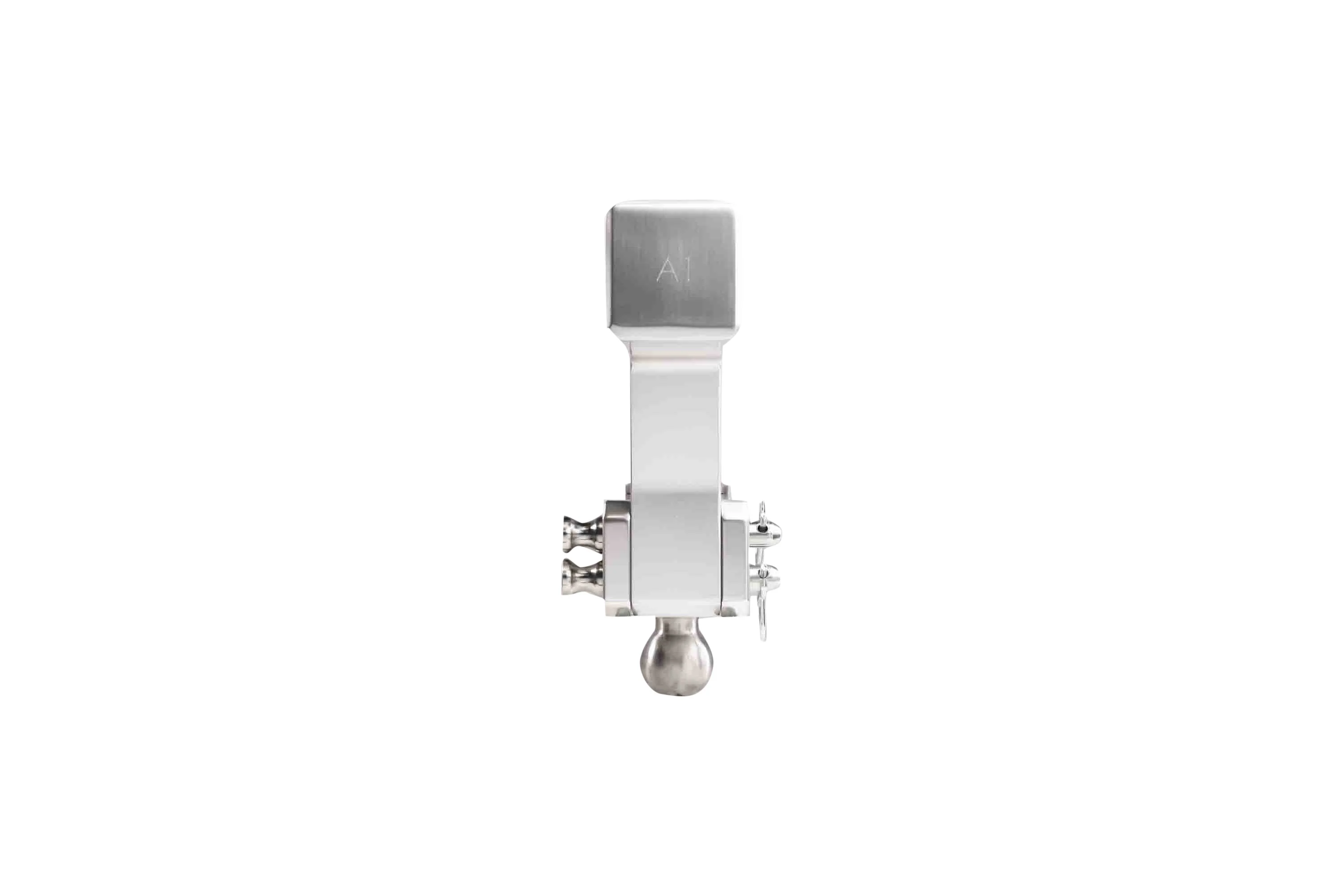 2.5" Aluminum Medium Duty Hitch 4" Drop/Rise w/ Stainless Steel Dual Ball - Image 22