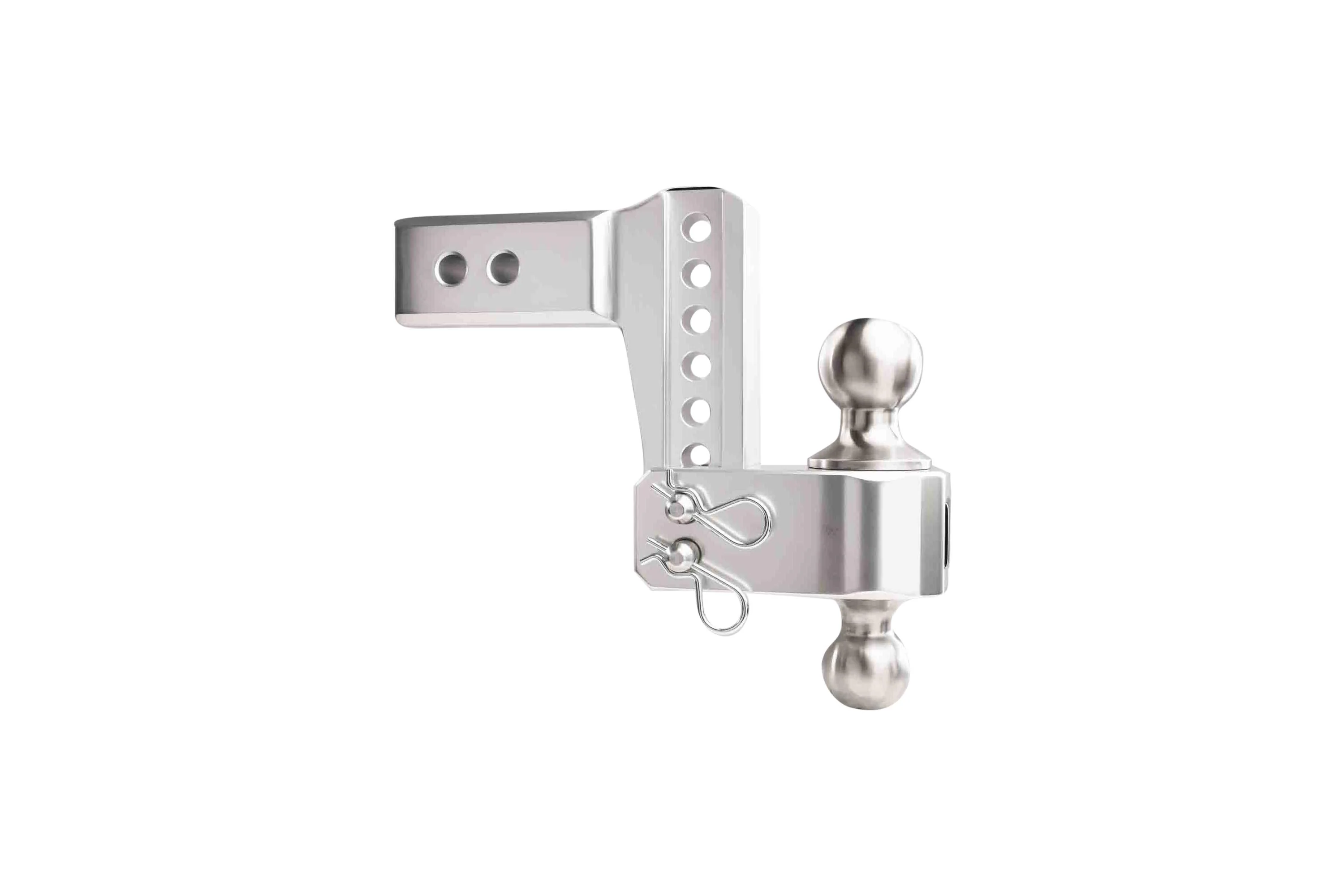 2.5" Aluminum Medium Duty Hitch 4" Drop/Rise w/ Stainless Steel Dual Ball - Image 32