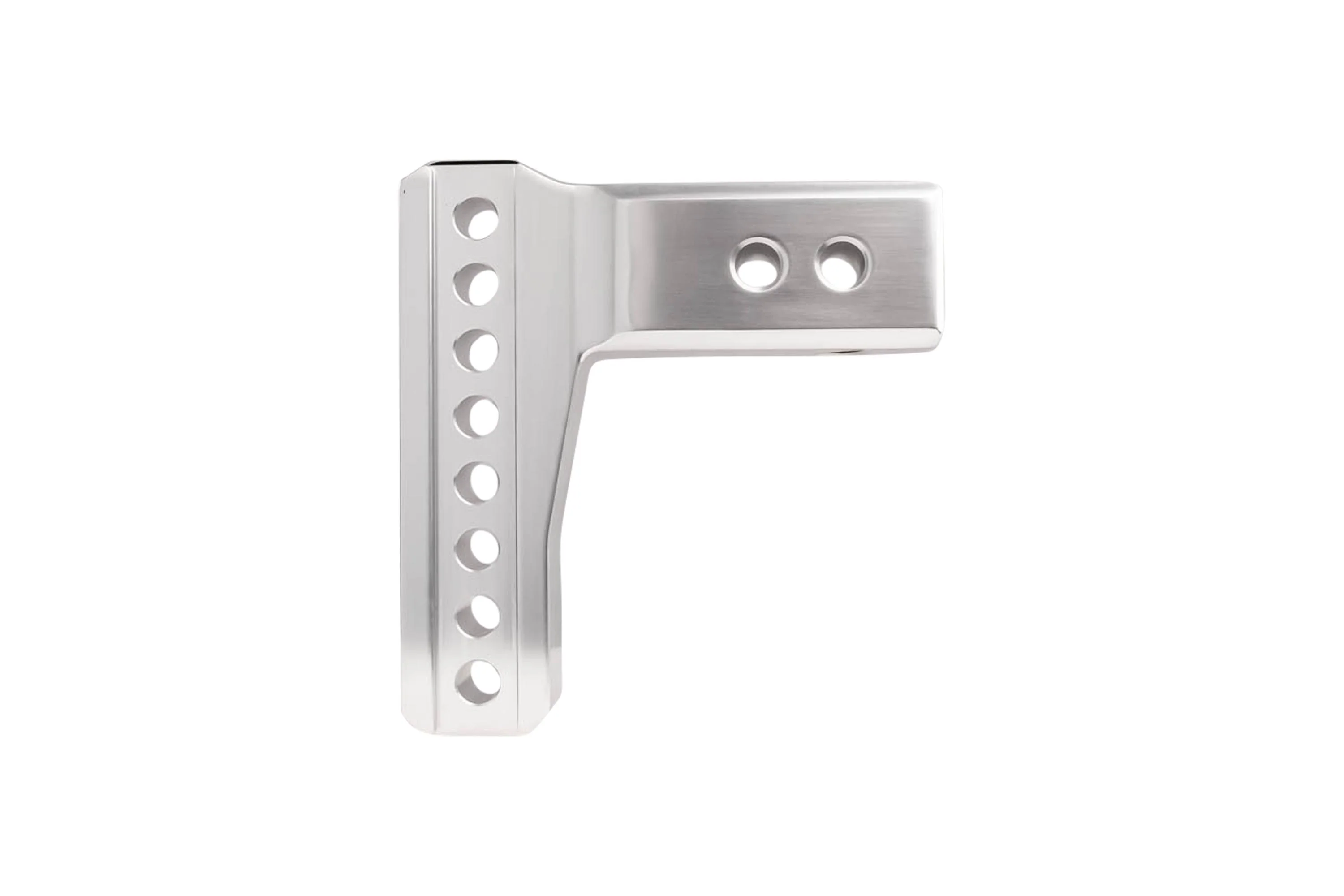2.5" Aluminum Medium Duty Hitch 4" Drop/Rise w/ Stainless Steel Dual Ball - Image 6