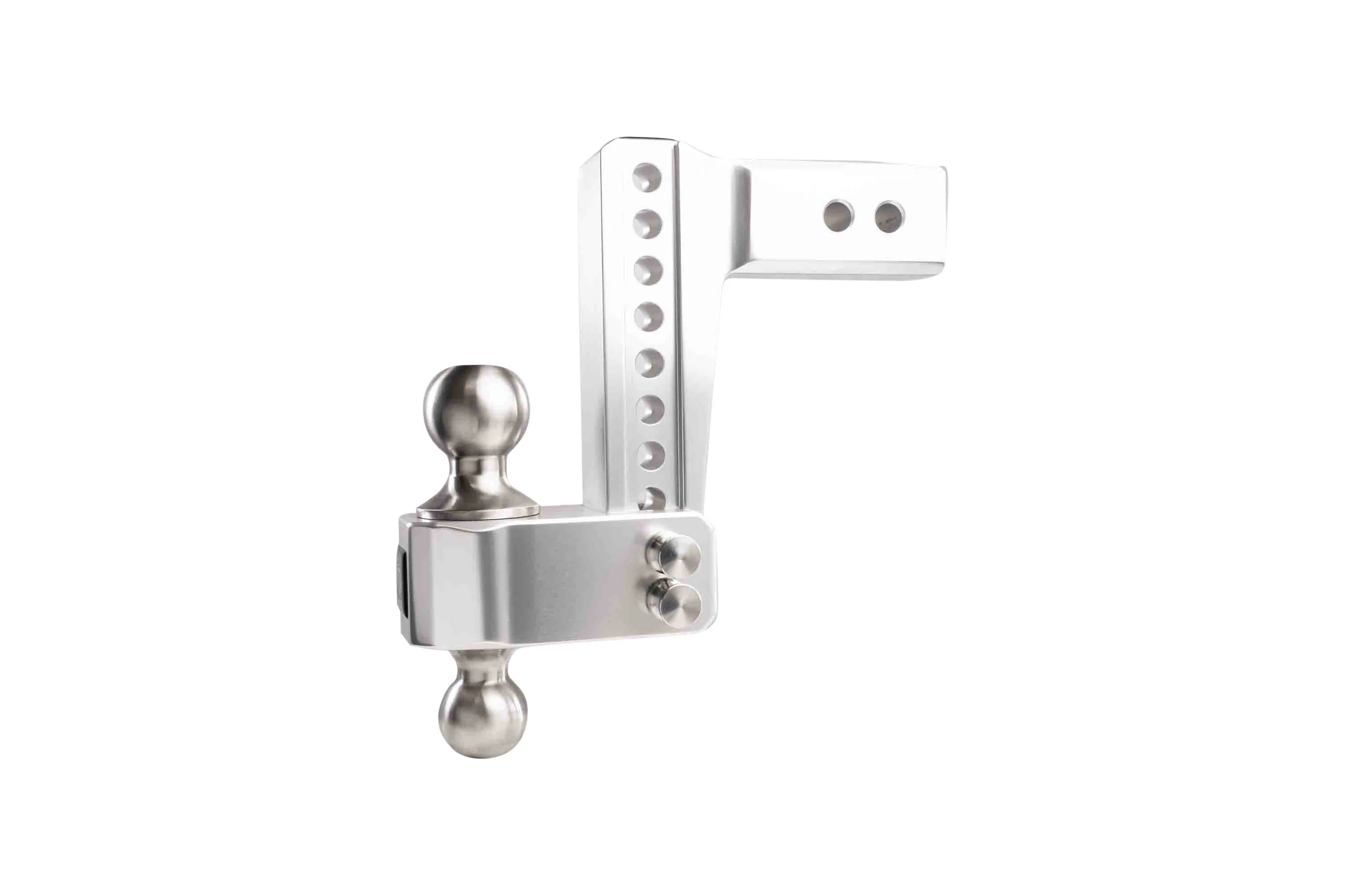 2.5" Aluminum Medium Duty Hitch 6" Drop/Rise w/ Stainless Steel Dual Ball - Image 12
