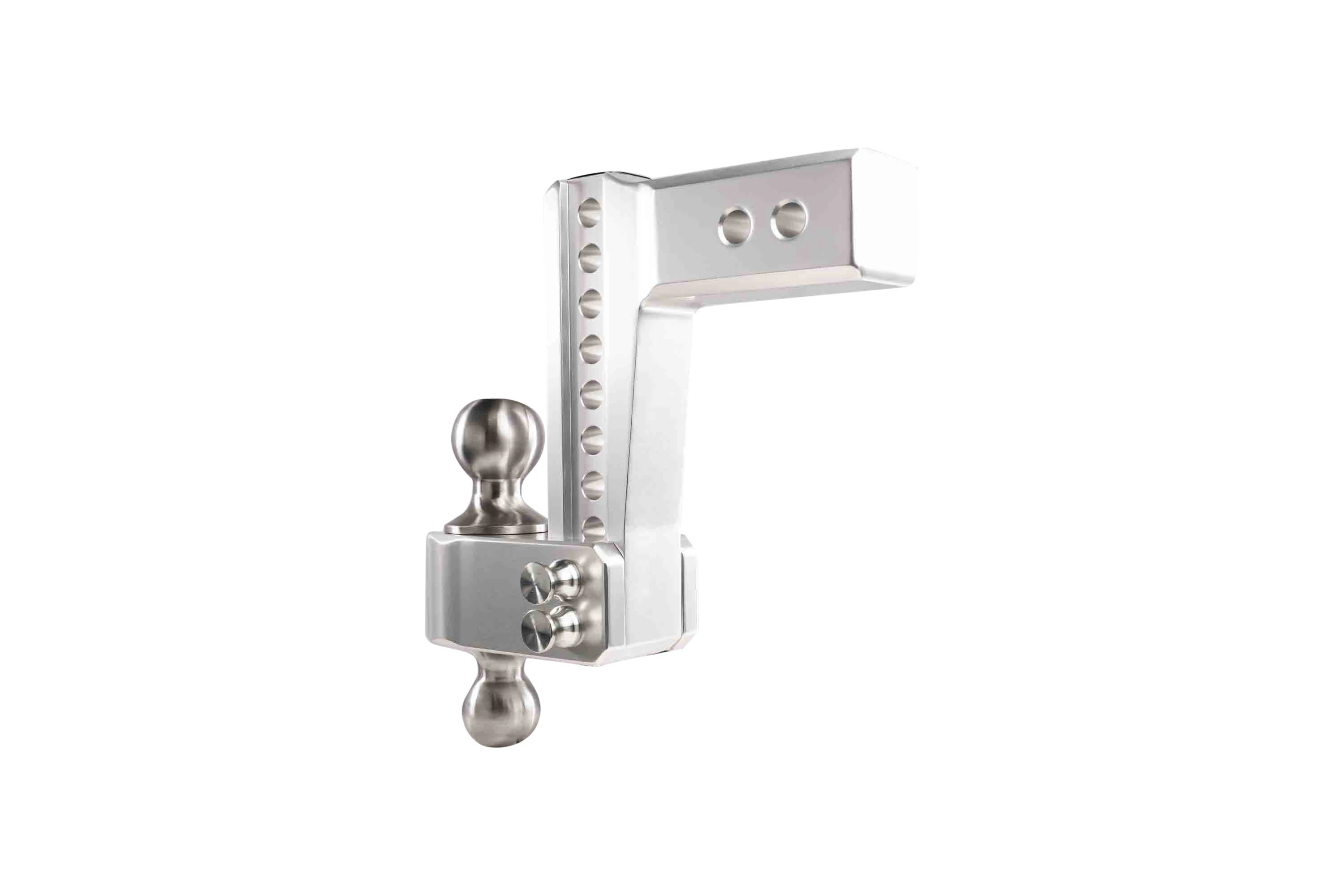 2.5" Aluminum Medium Duty Hitch 6" Drop/Rise w/ Stainless Steel Dual Ball - Image 18