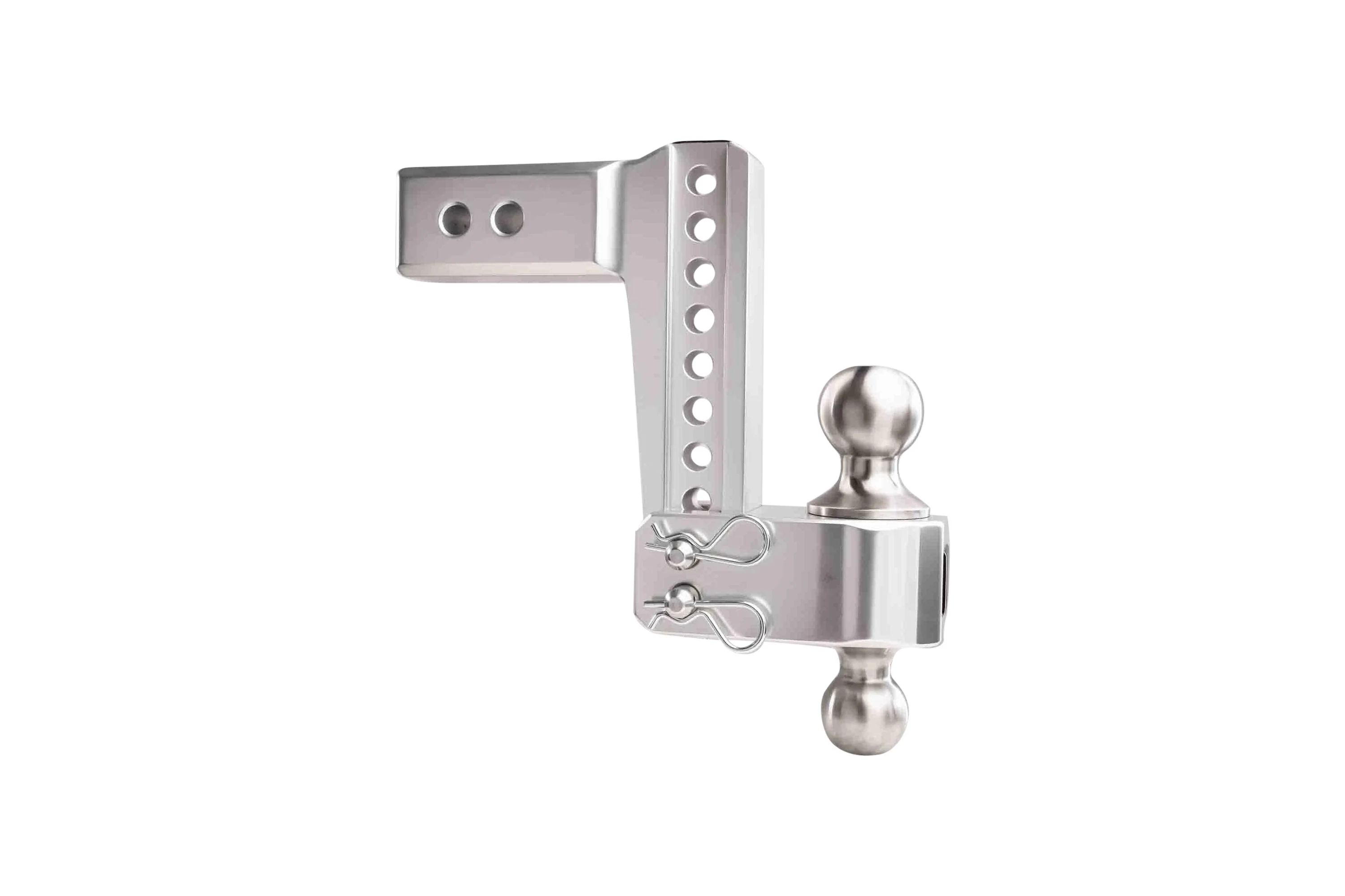 2.5" Aluminum Medium Duty Hitch 6" Drop/Rise w/ Stainless Steel Dual Ball - Image 33