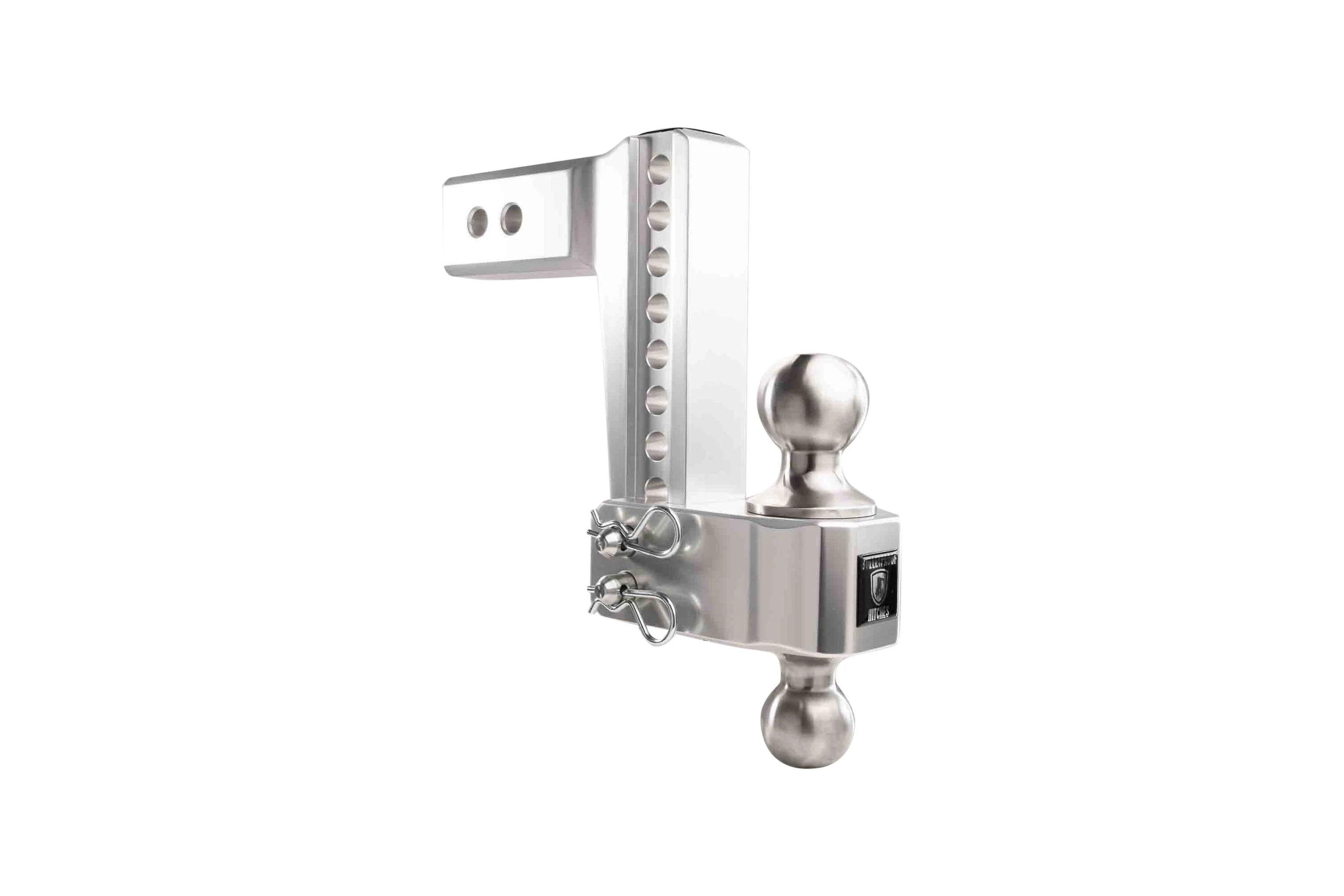 2.5" Aluminum Medium Duty Hitch 6" Drop/Rise w/ Stainless Steel Dual Ball - Image 36