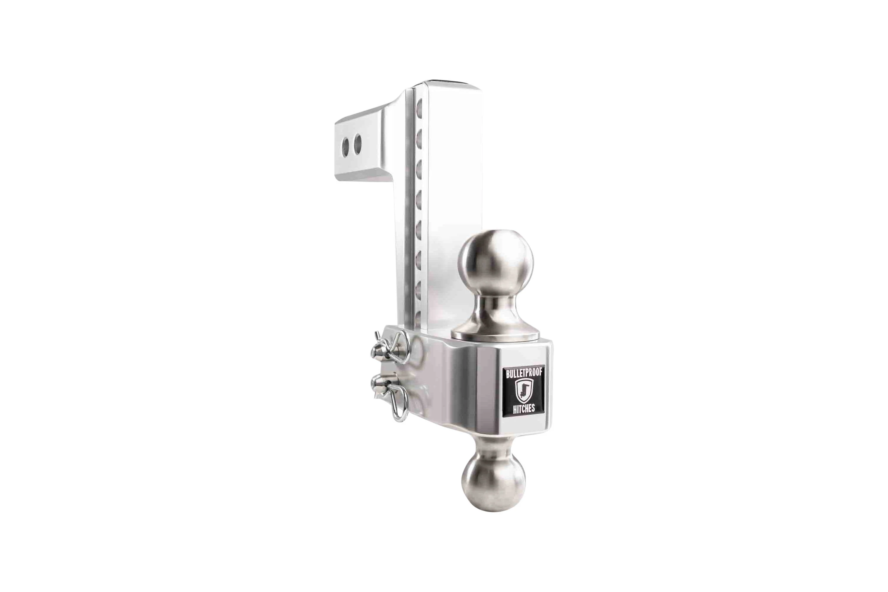 2.5" Aluminum Medium Duty Hitch 6" Drop/Rise w/ Stainless Steel Dual Ball - Image 38