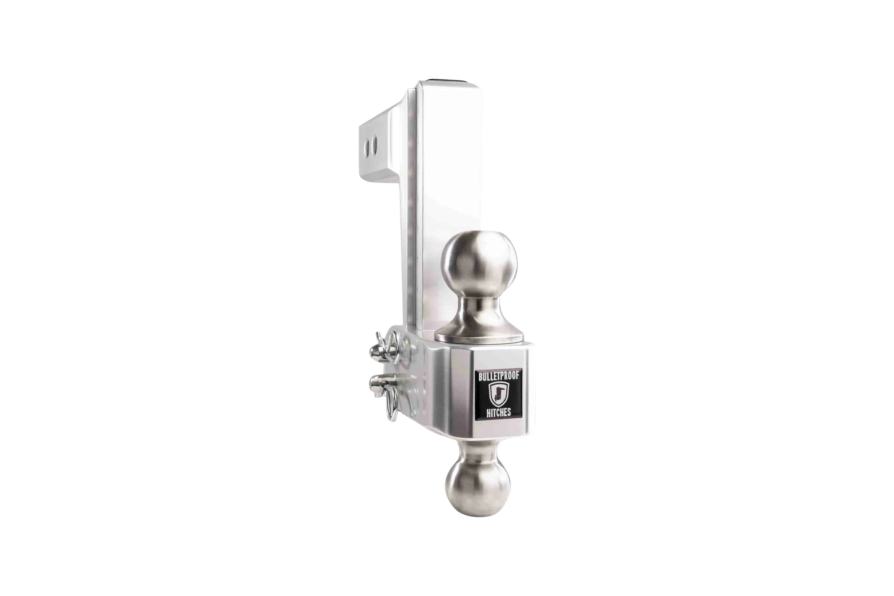 2.5" Aluminum Medium Duty Hitch 6" Drop/Rise w/ Stainless Steel Dual Ball - Image 39
