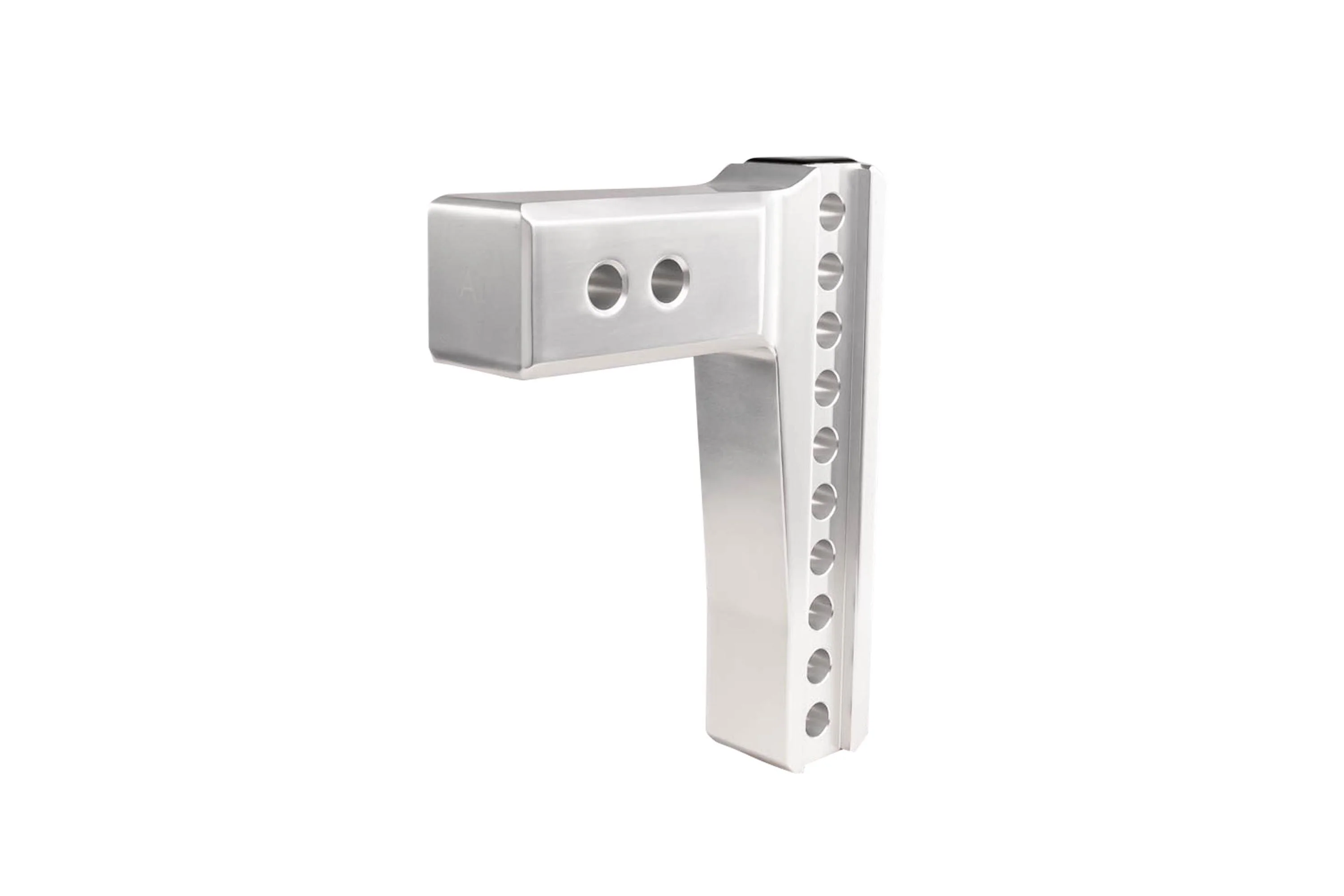 2.5" Aluminum Medium Duty Hitch 6" Drop/Rise w/ Stainless Steel Dual Ball - Image 4