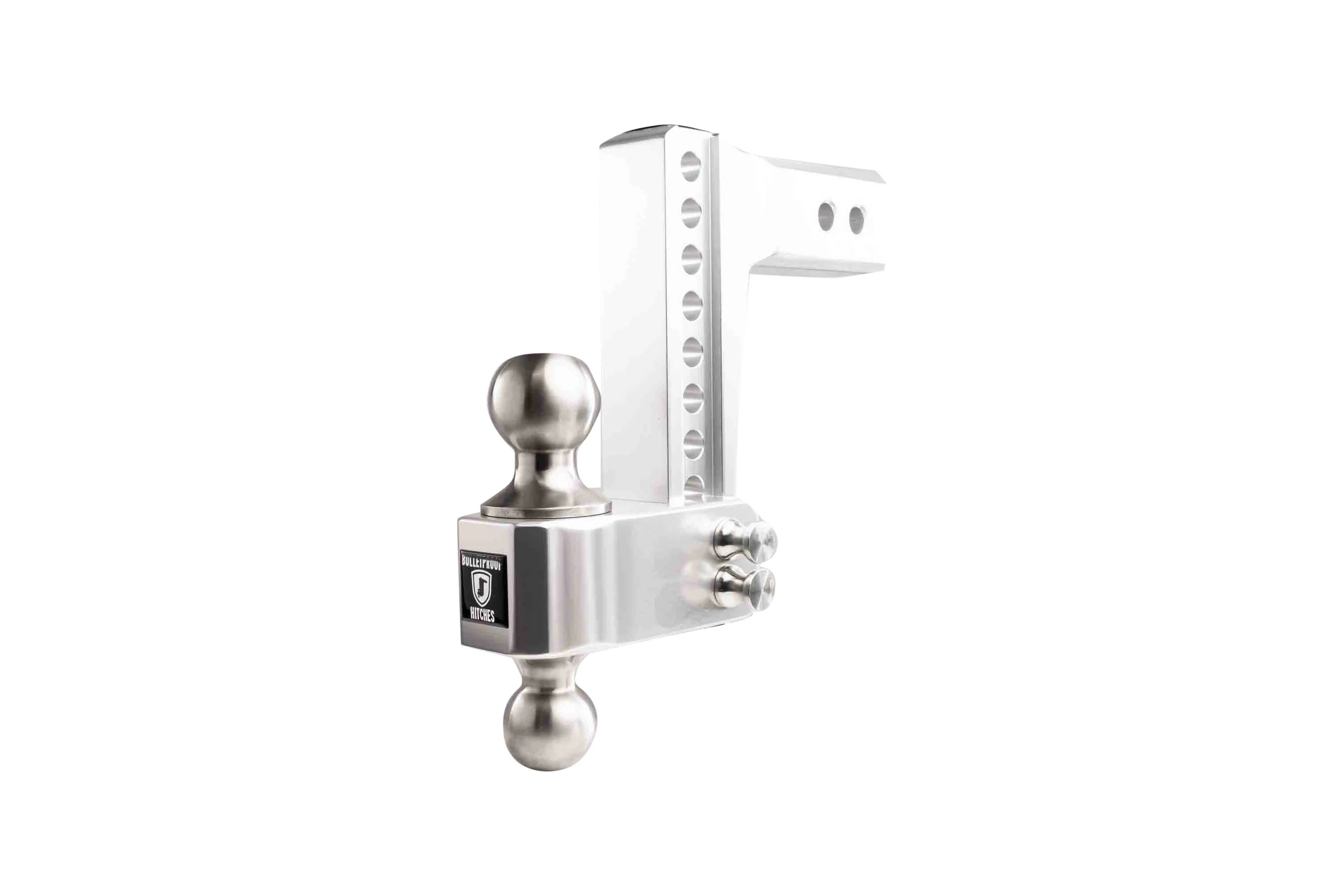 2.5" Aluminum Medium Duty Hitch 6" Drop/Rise w/ Stainless Steel Dual Ball - Image 9