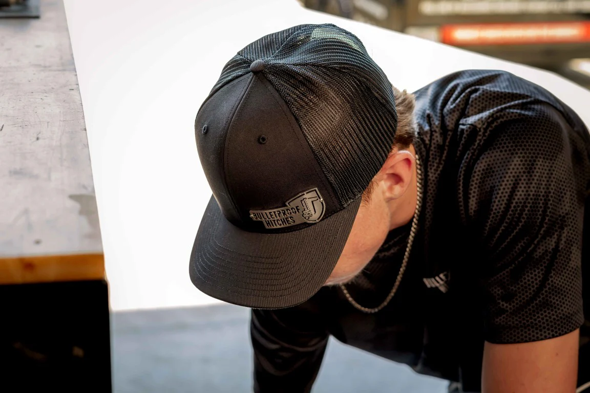 BulletProof Hitches Metal Logo Trucker Hat - BLACK - ON BACKORDER - Image 6