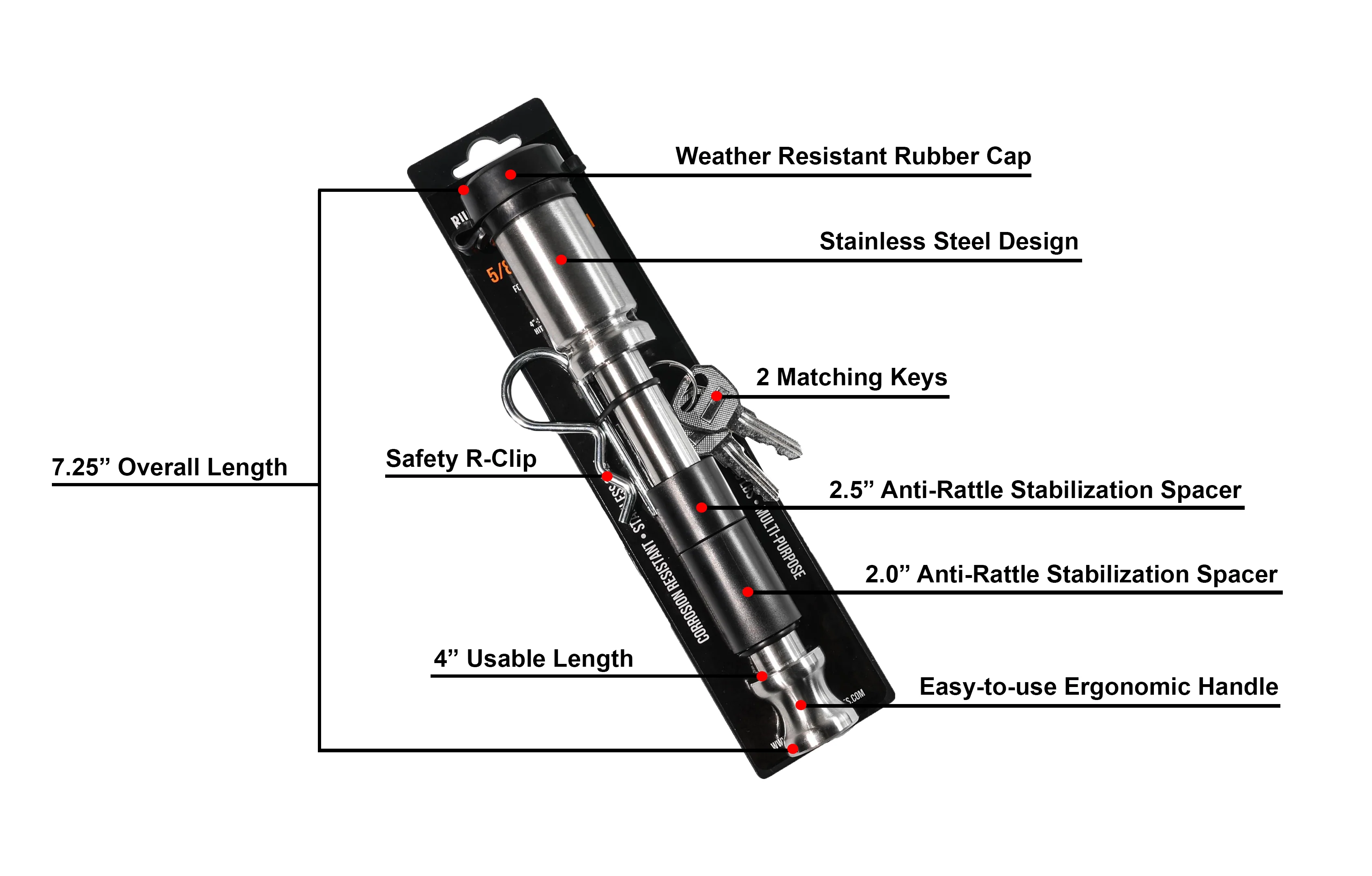 5/8" BulletProof Locking Pin - Image 5