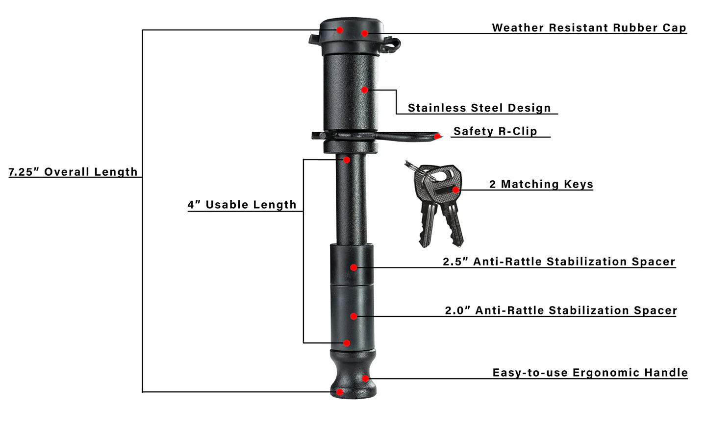 5/8" BulletProof Locking Pin - Image 9
